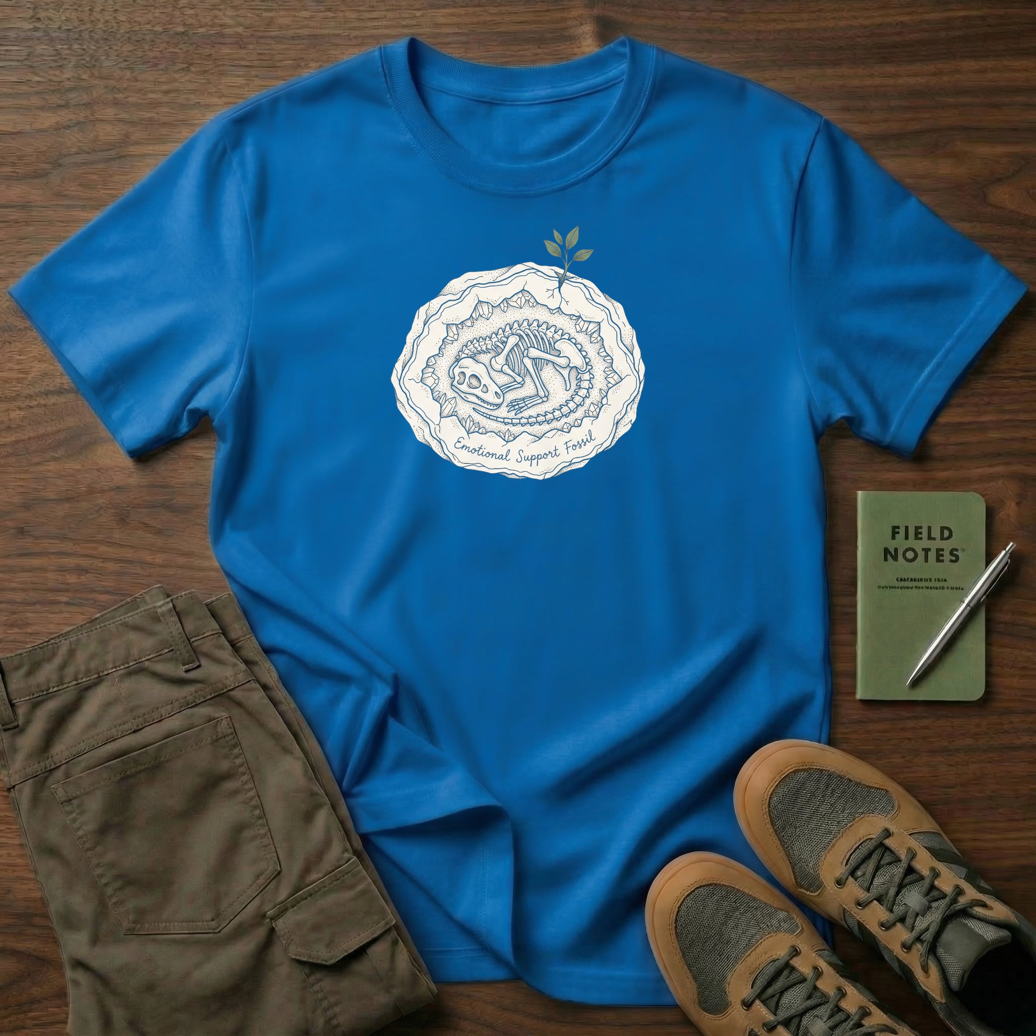 Emotional Support Fossil T-Shirt