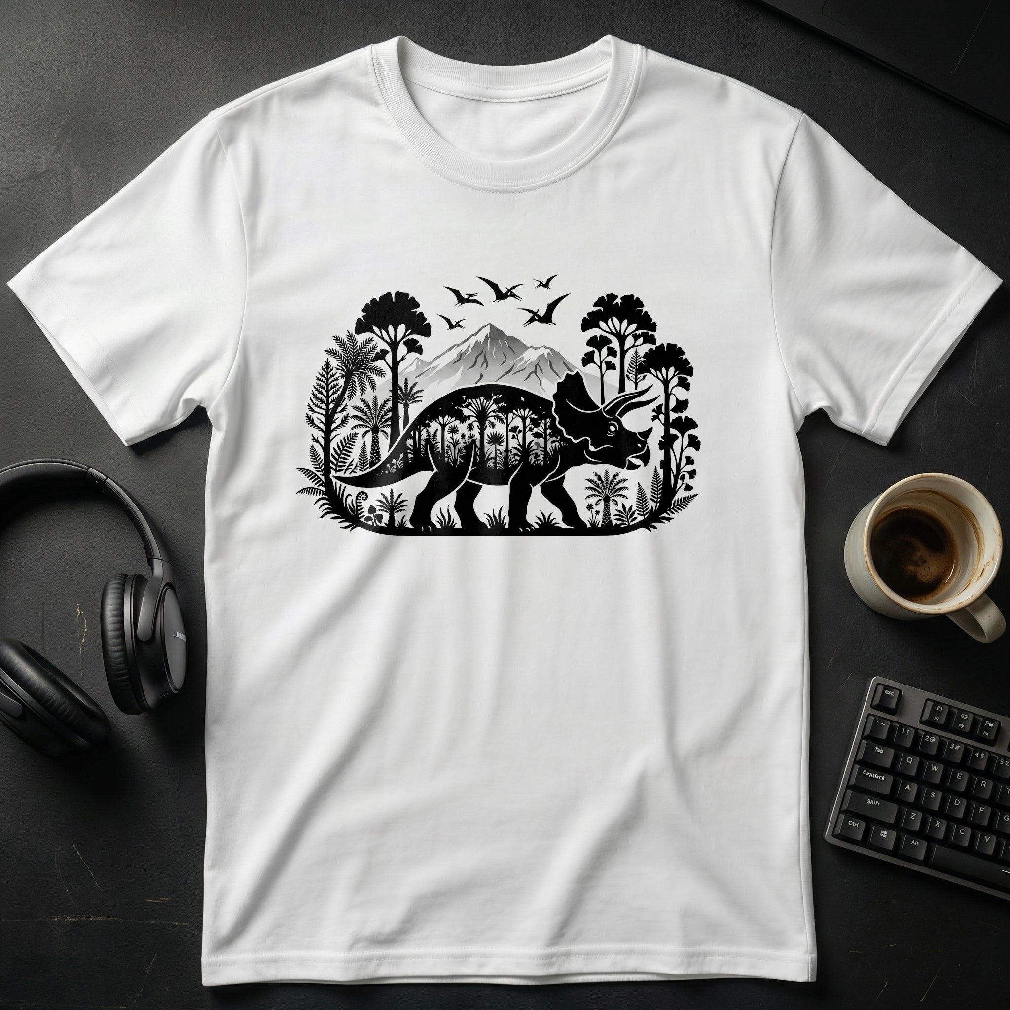 Dinosaur Jungle Graphic T-Shirt