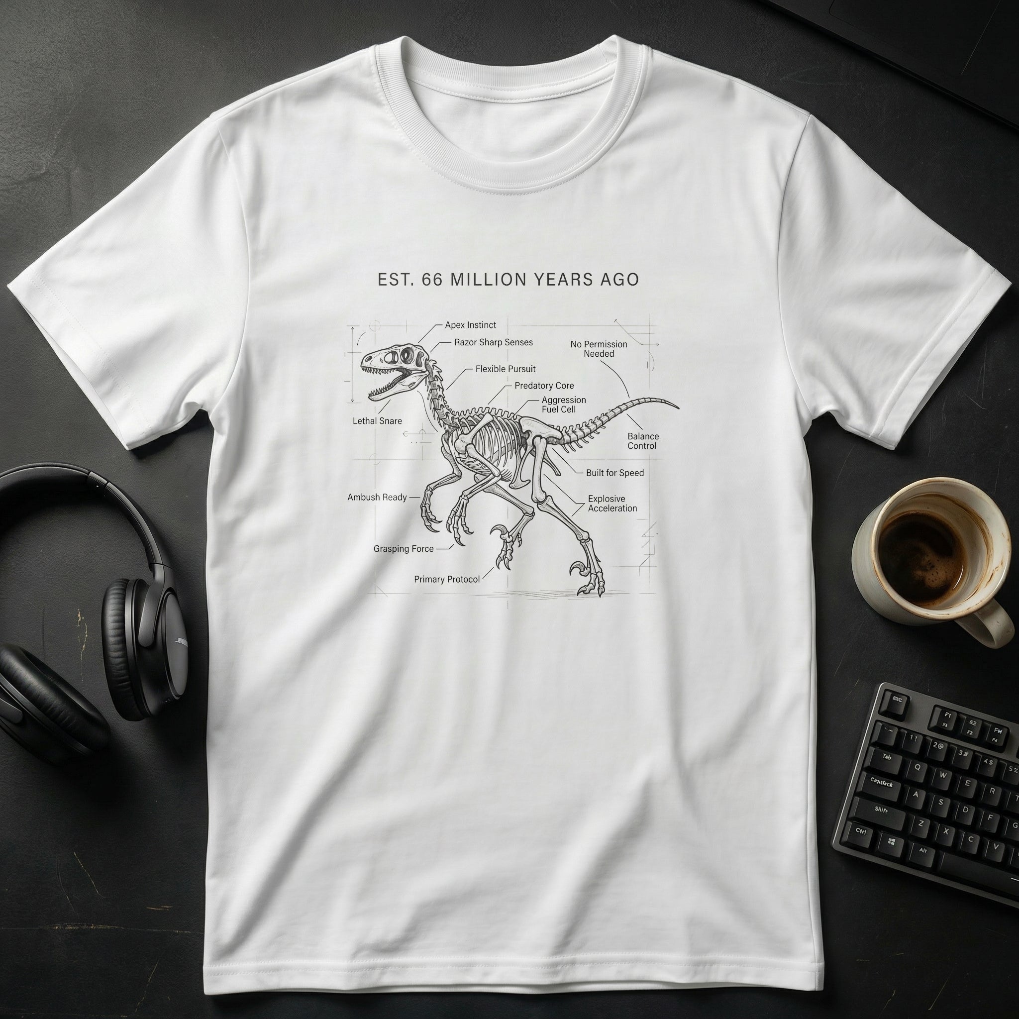Dinosaur Diagram T-Shirt