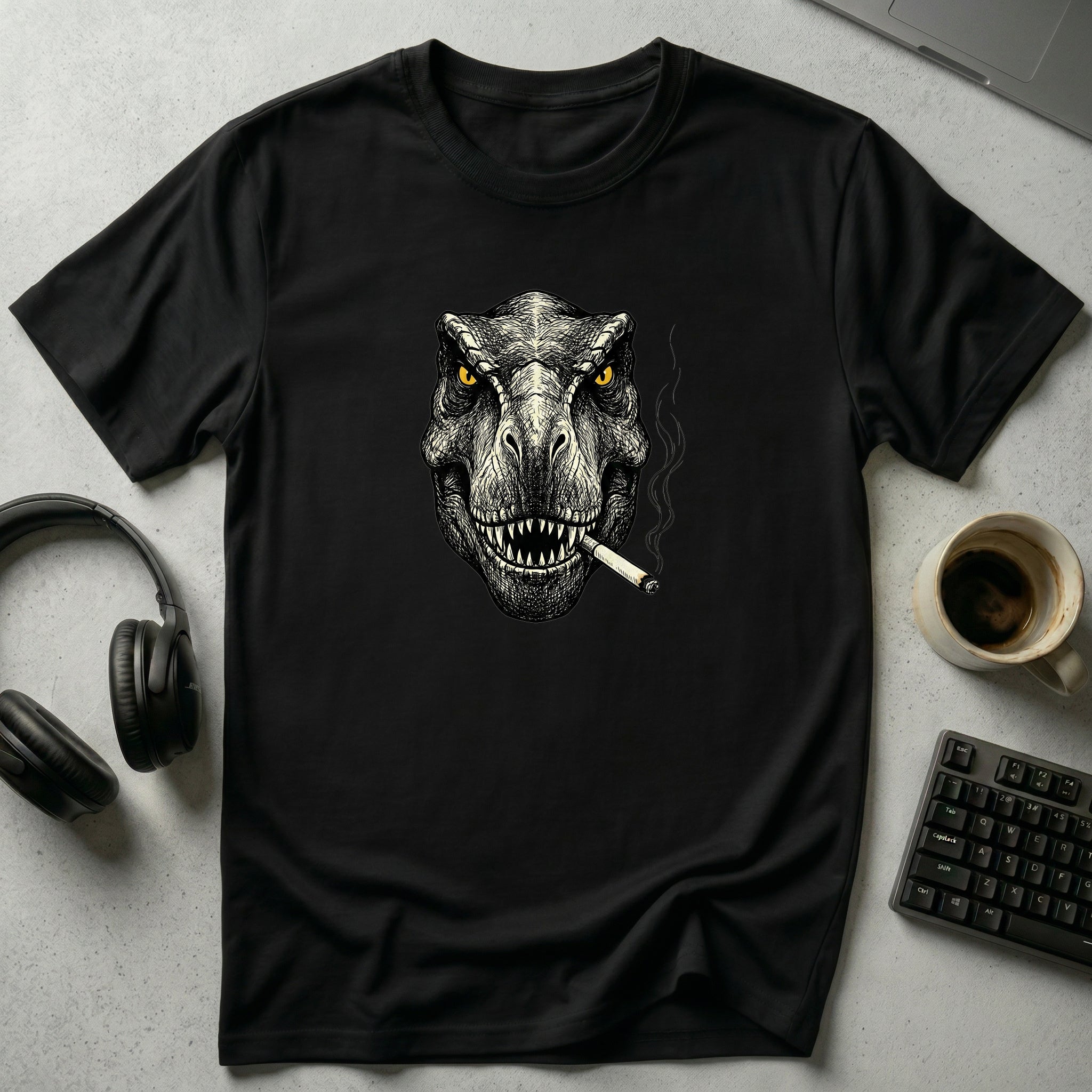 T-Rex Smoking T-Shirt
