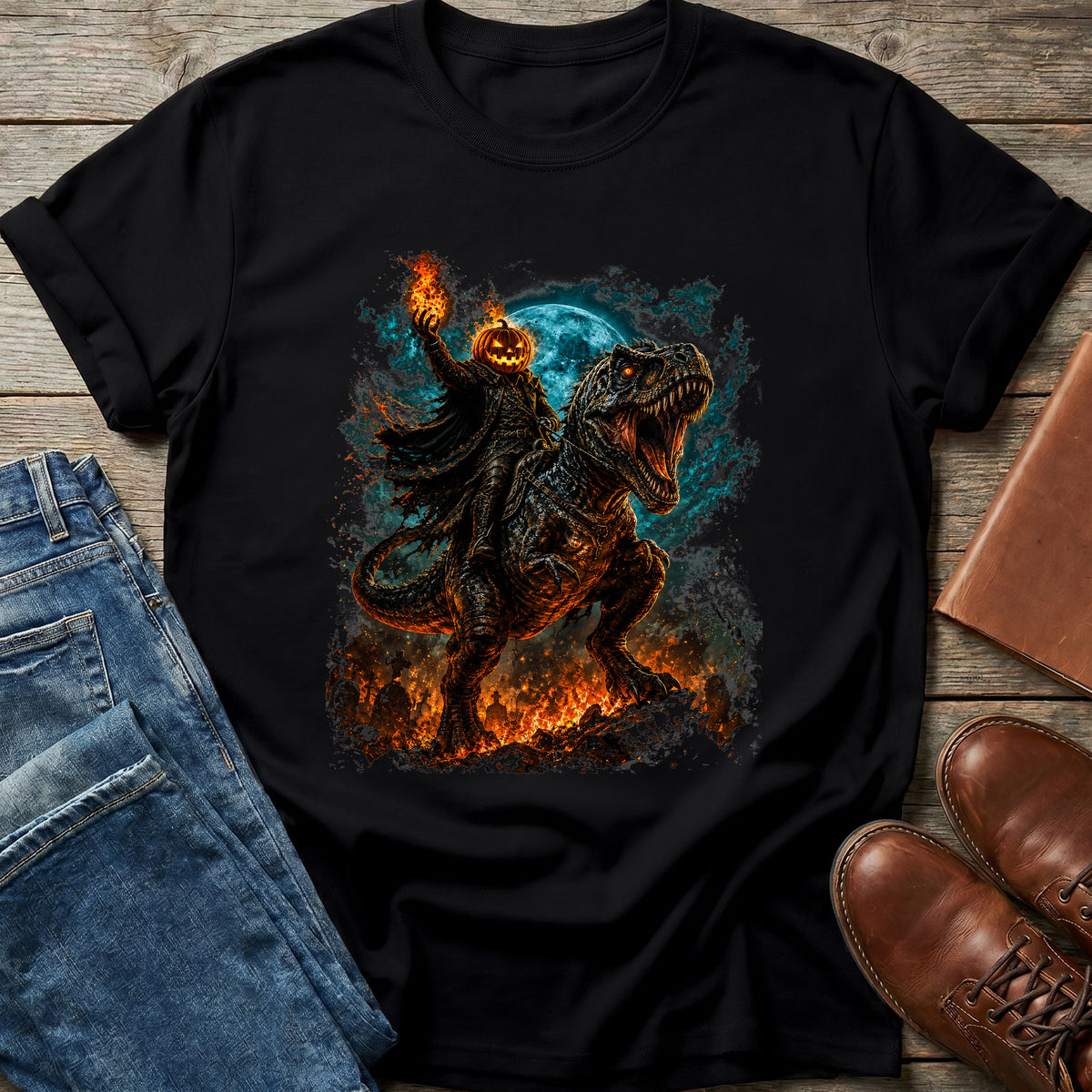 Jack O Lantern Rider T Shirt