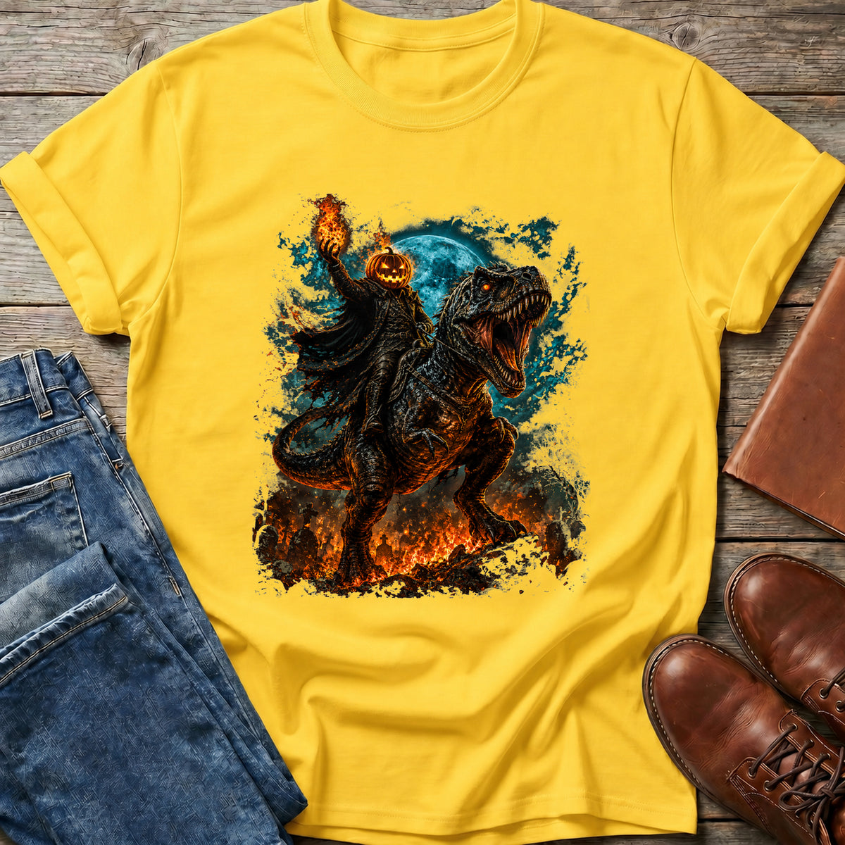 Jack O Lantern Rider T Shirt