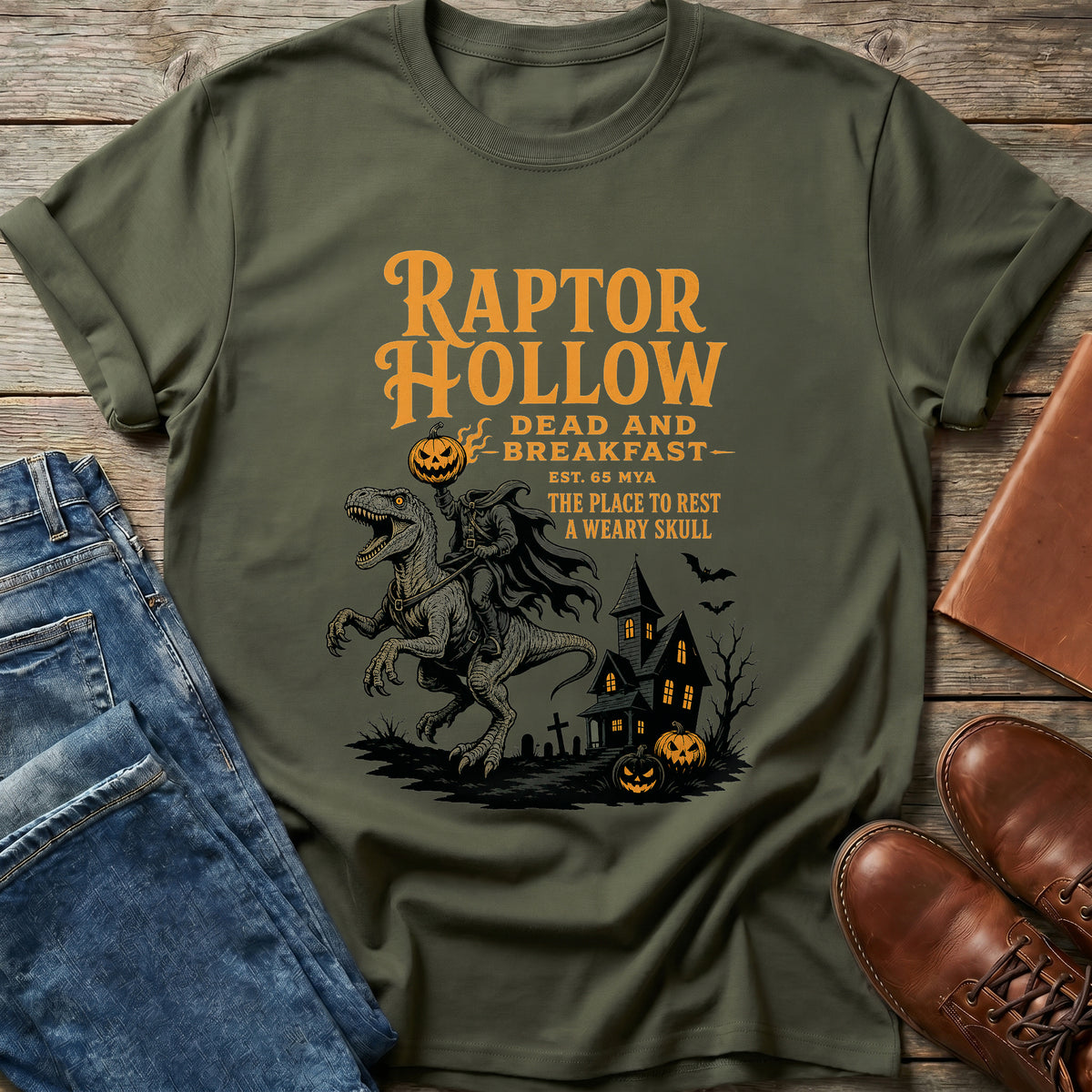 Raptor Hollow Dead & Breakfast T-Shirt