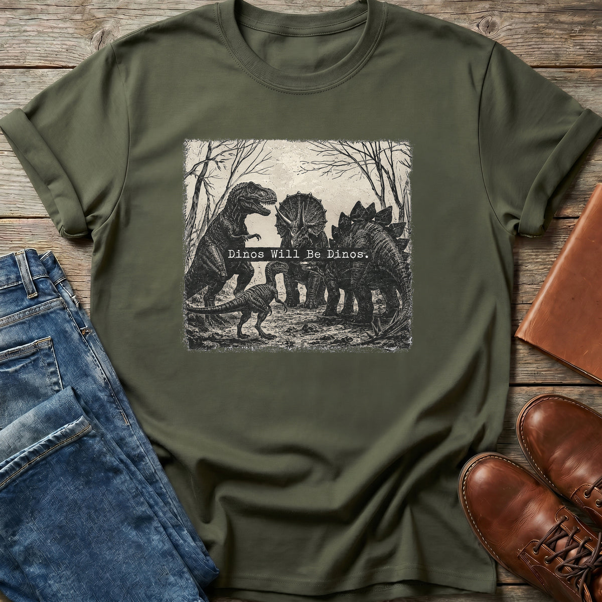 Dinos Will Be Dinos T Shirt