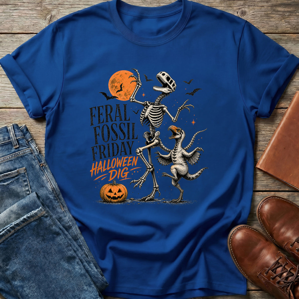 Feral Fossil Friday Dino Dig Shirt