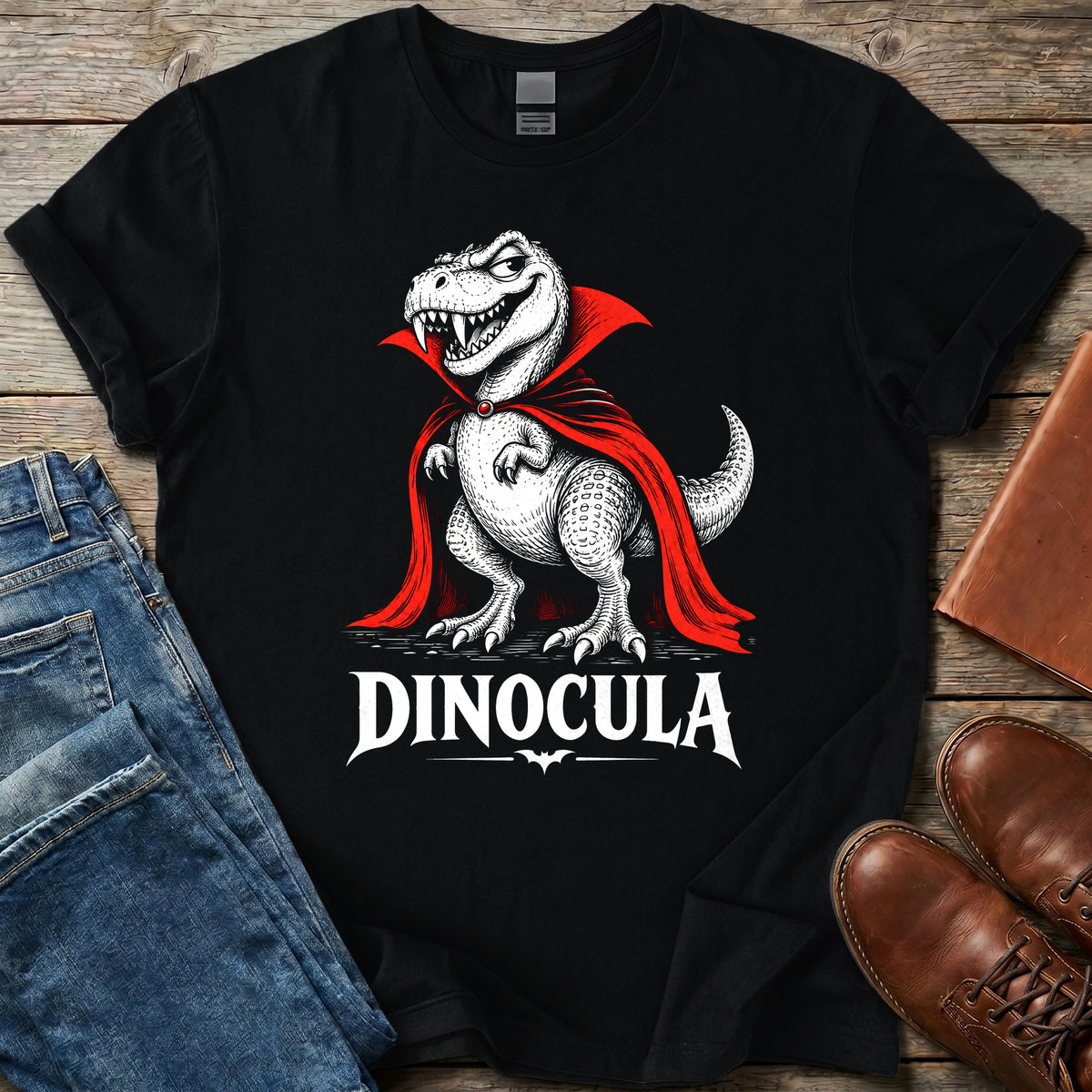 Dinocula Vampire T-Rex T Shirt