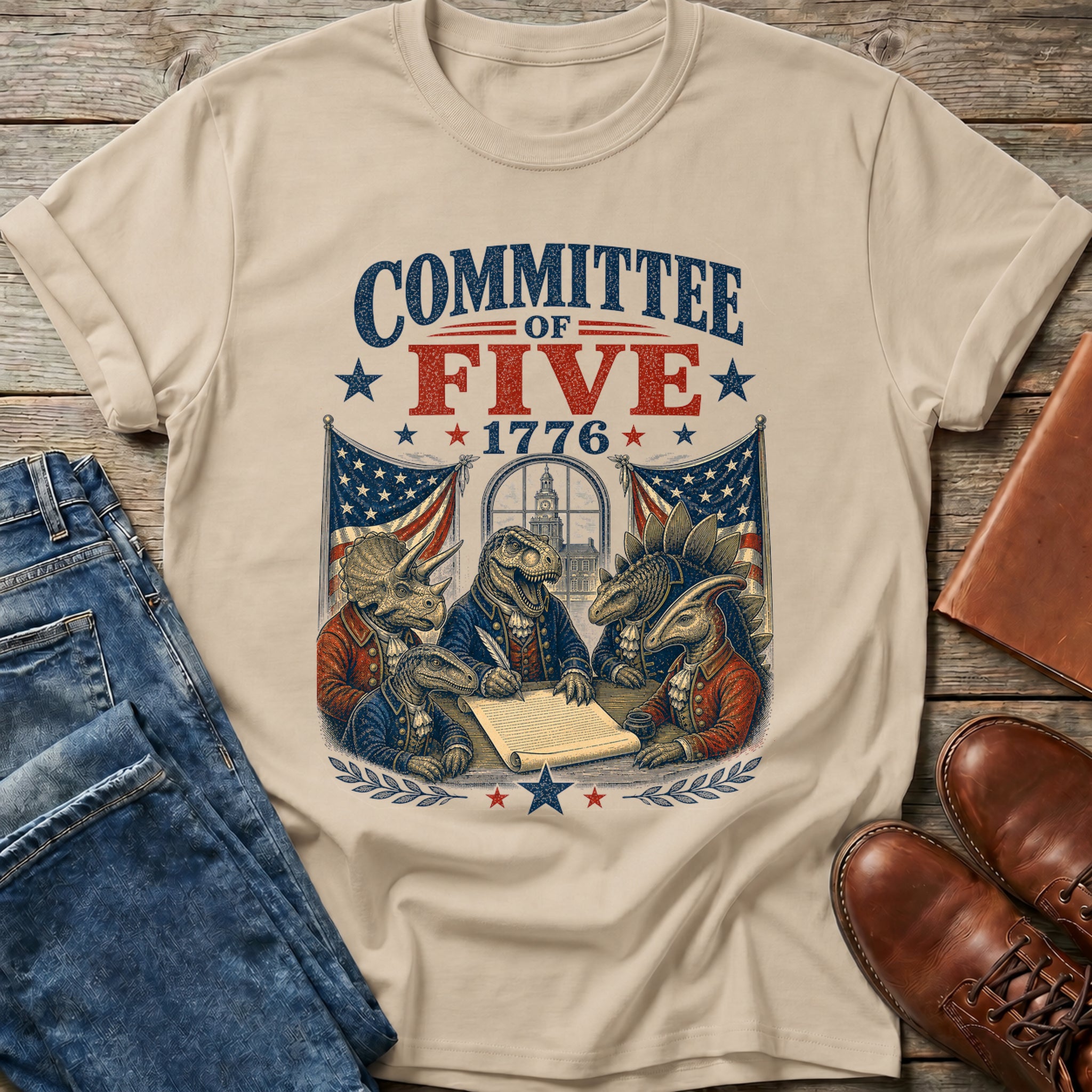 Committee of Five 1776 T Shirt