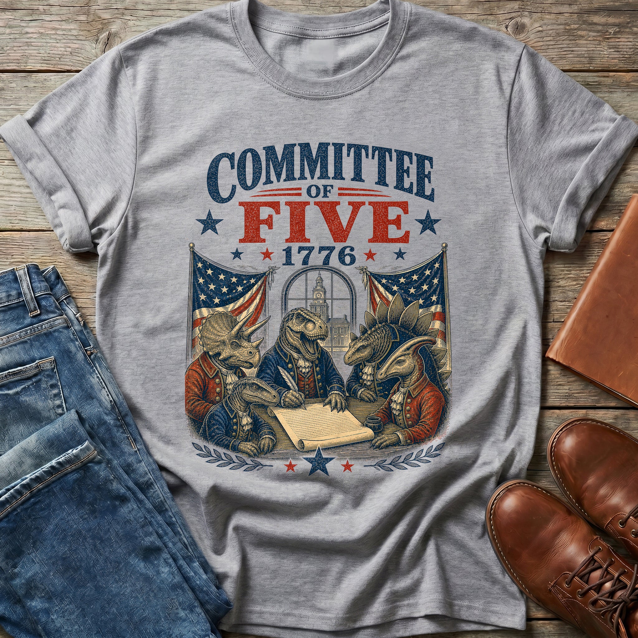 Committee of Five 1776 T Shirt