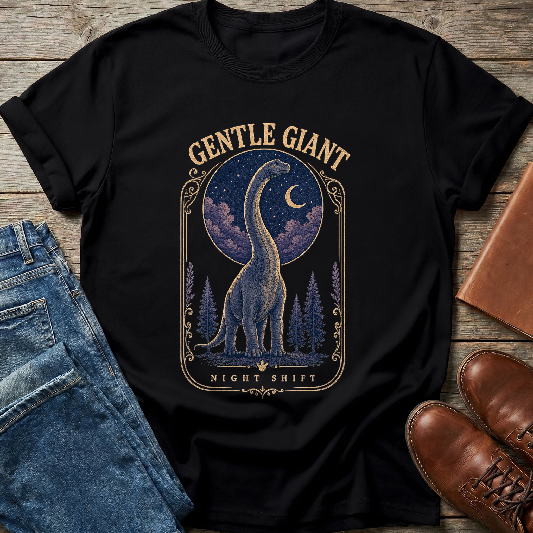 Gentle Giant Night Shift T Shirt