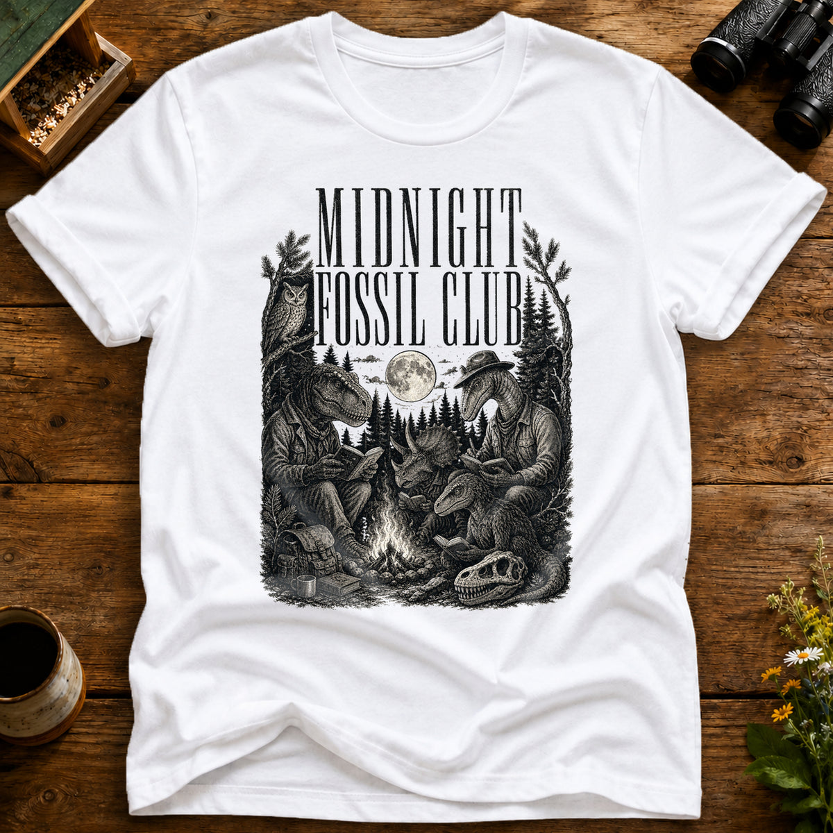 Midnight Fossil Club T Shirt