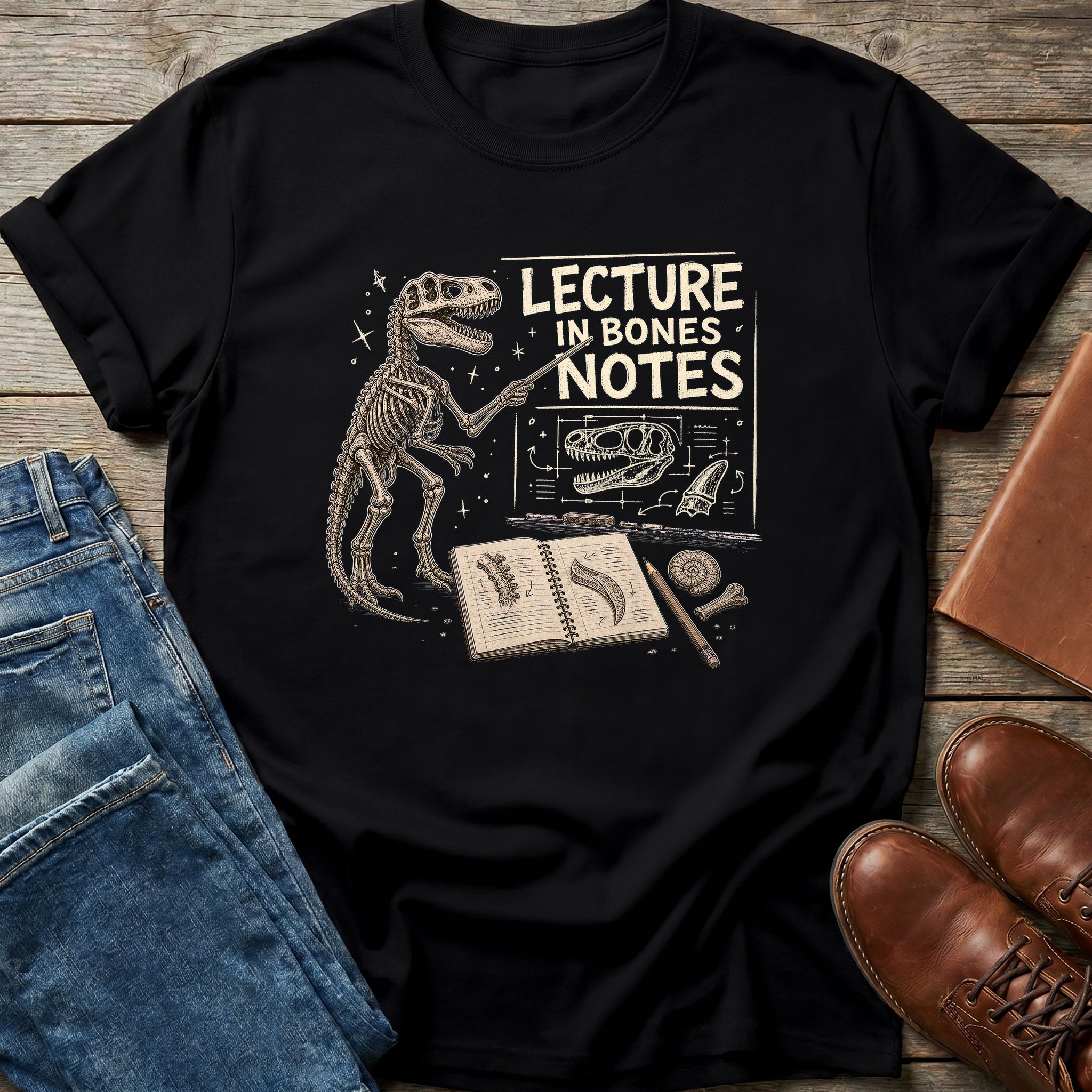 Lecture In Bones Notes T Shirt