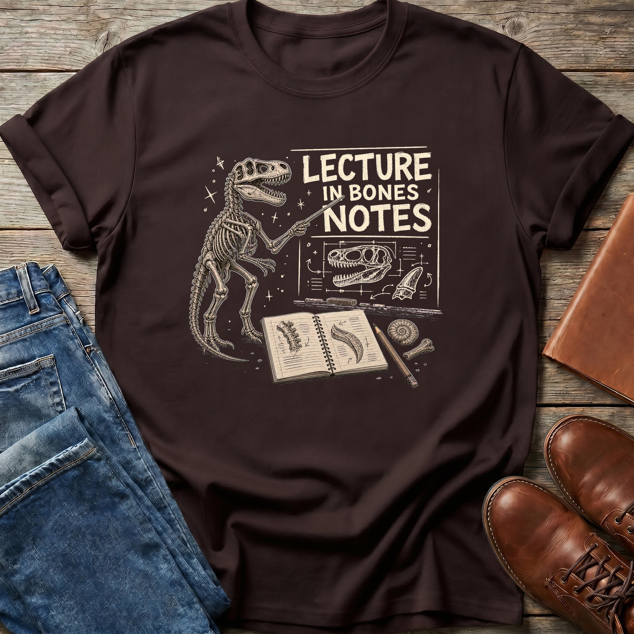 Lecture In Bones Notes T Shirt