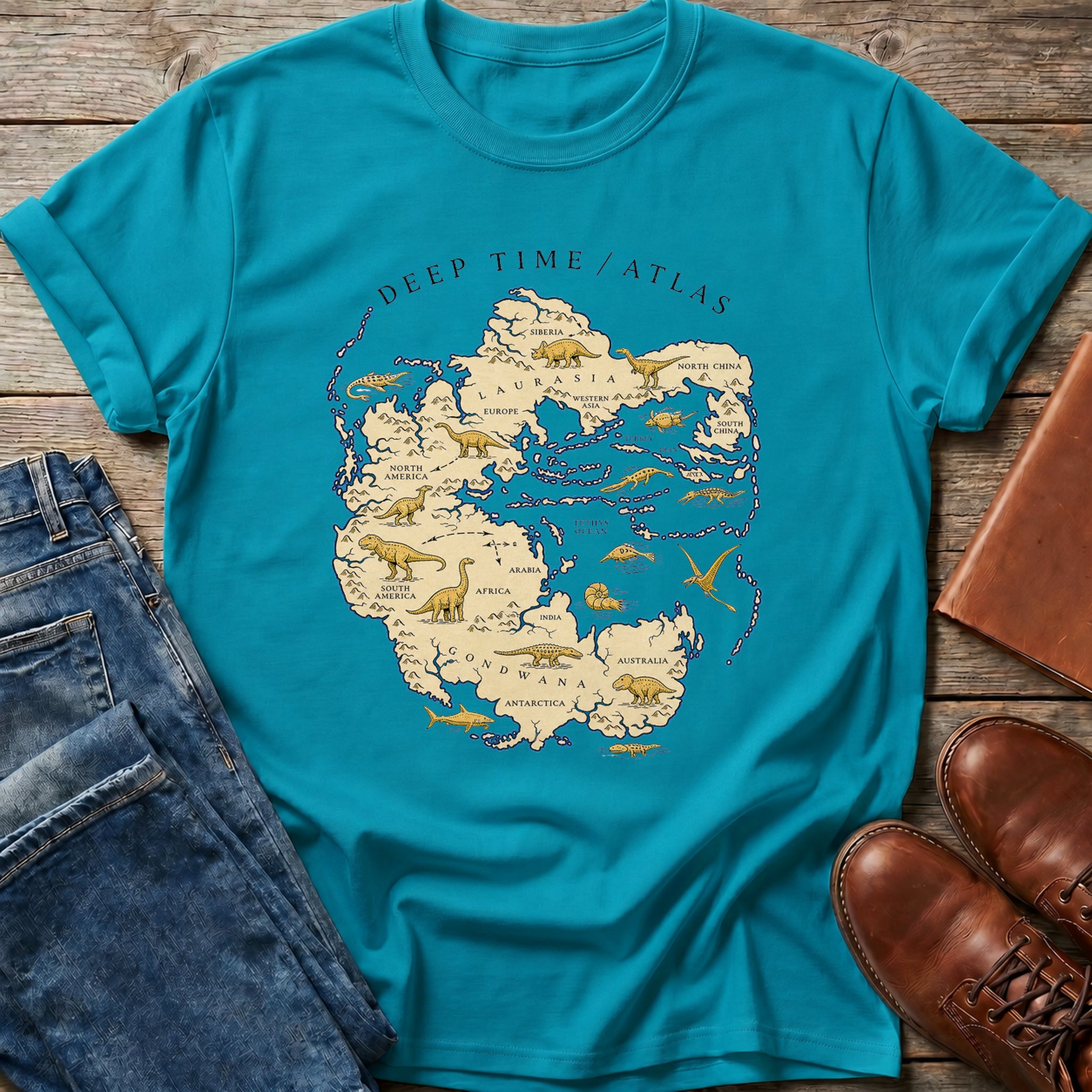 Deep Time Atlas T Shirt