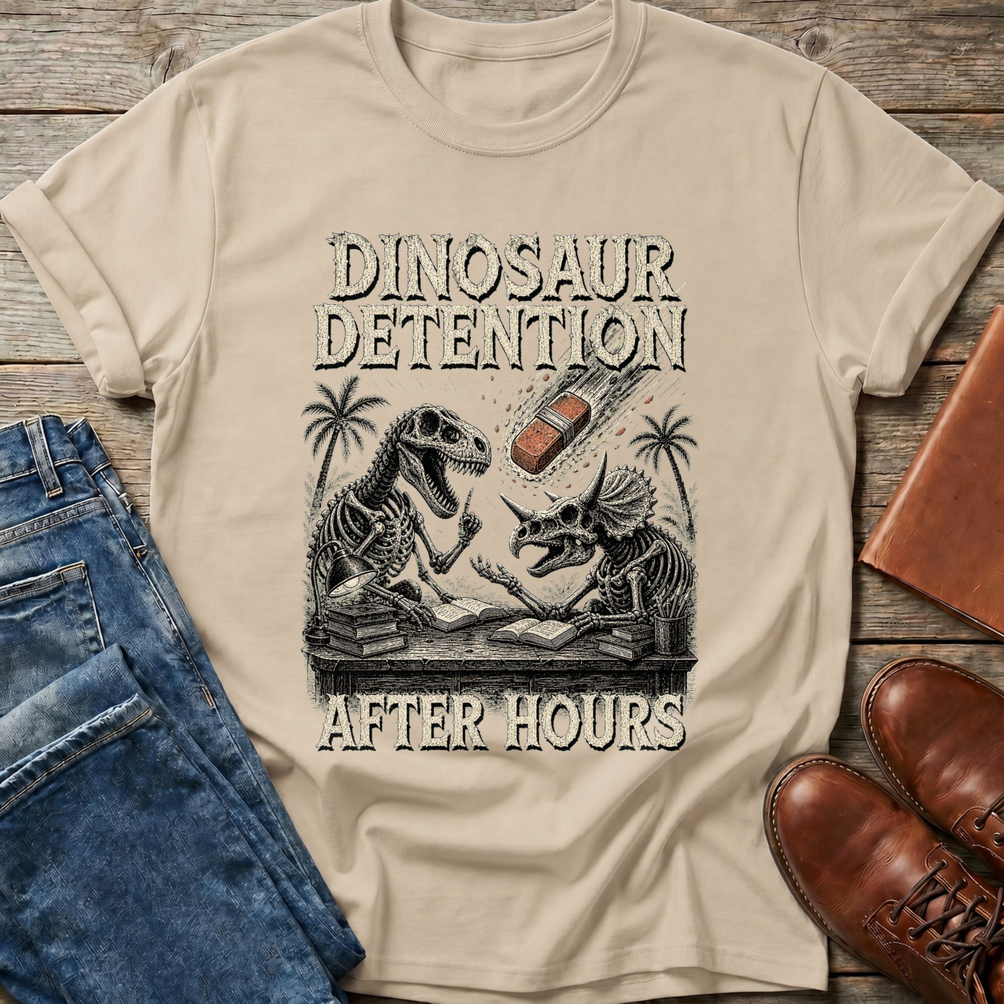 Dino Detention After Hours T Shirt