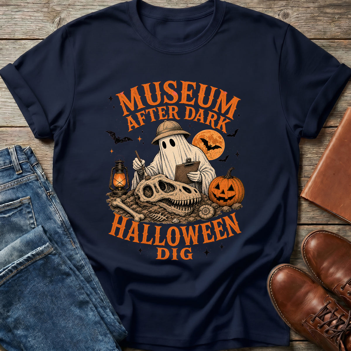 Museum Halloween Dig T Shirt