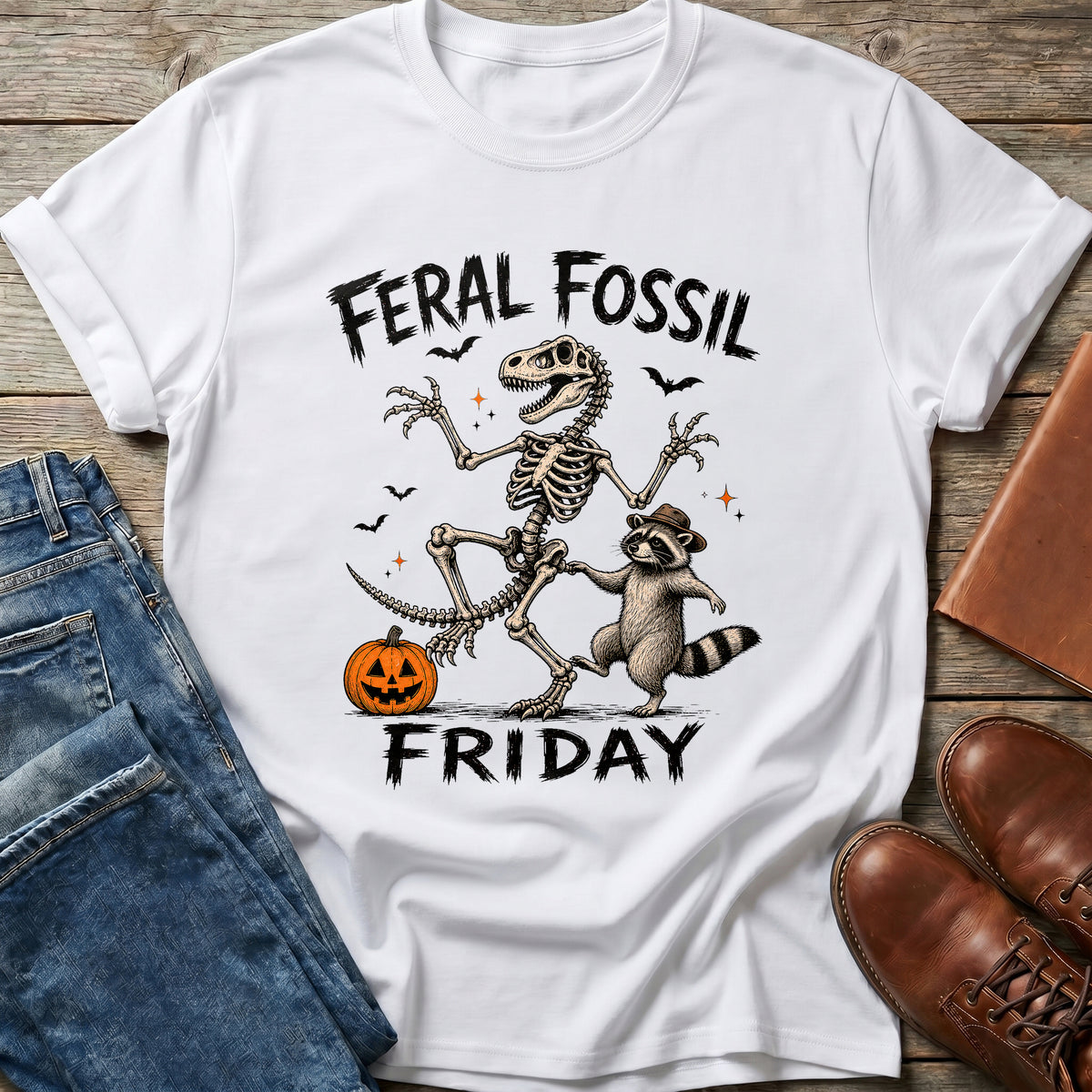 Feral Fossil Friday T Shirt