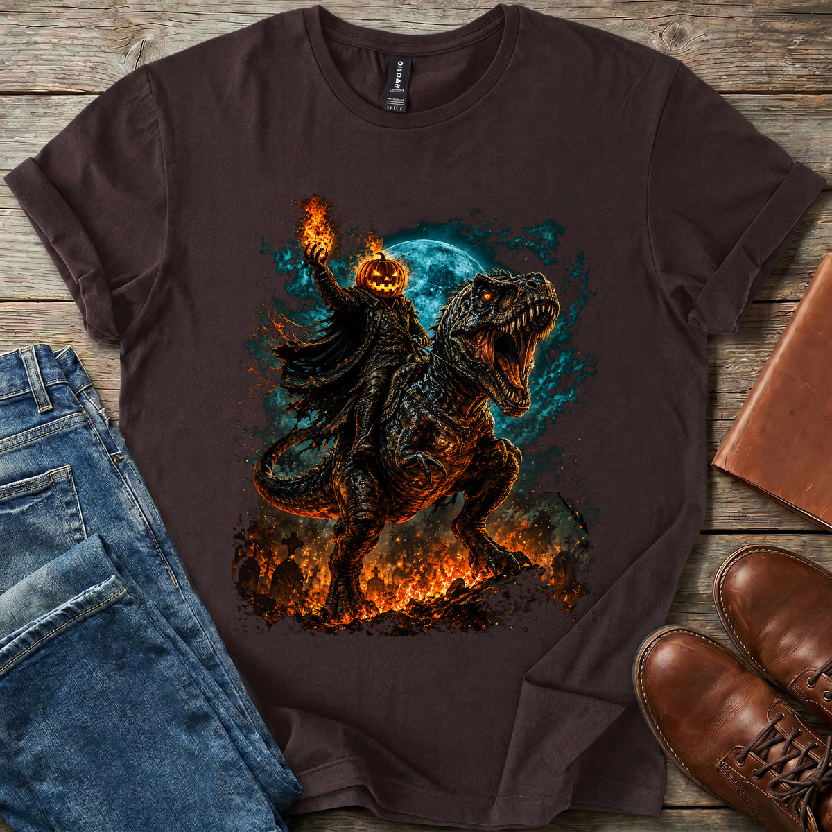 Jack O Lantern Rider T Shirt