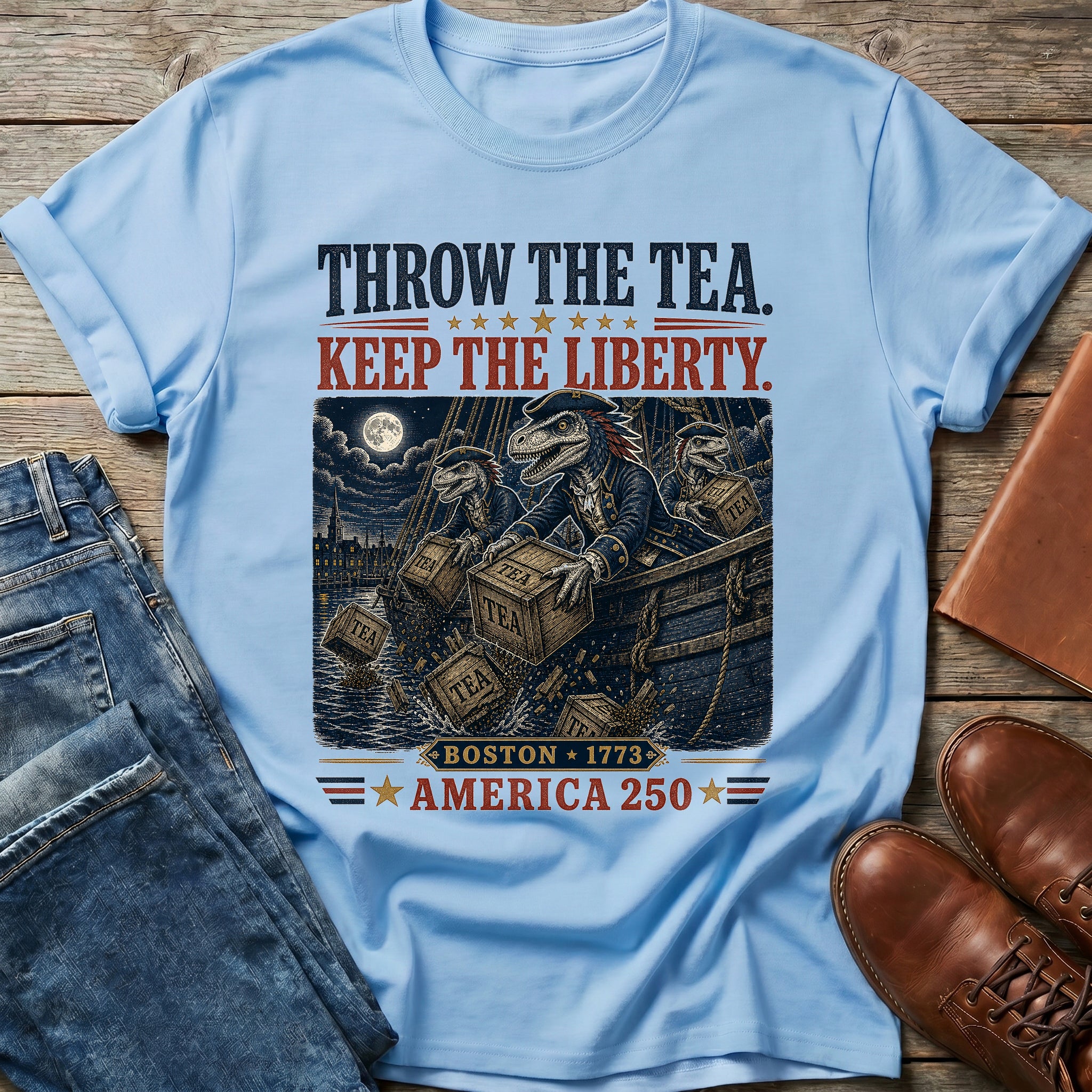 Throw Tea Keep Liberty T Shirt