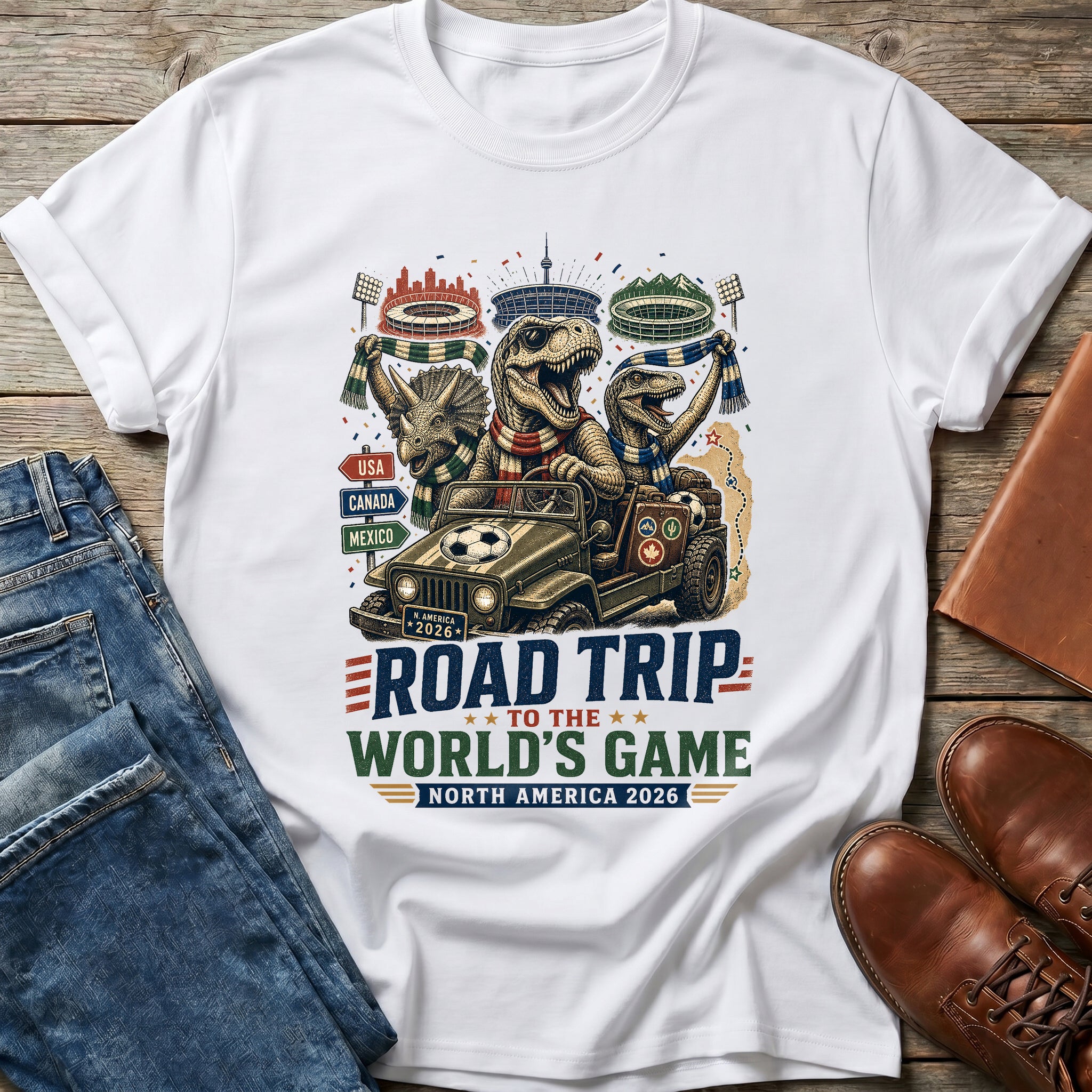 World's Game Road Trip T Shirt
