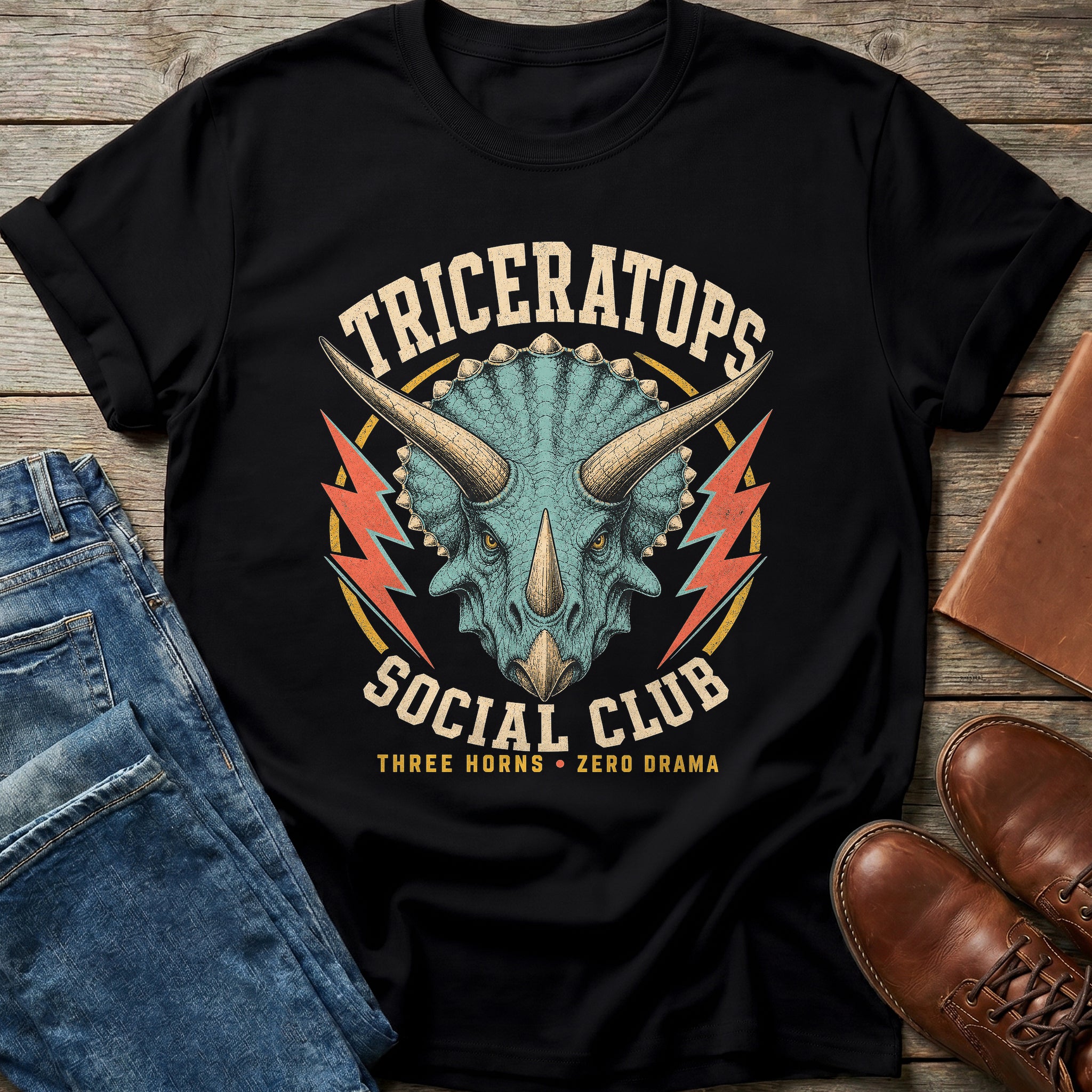 Triceratops Social Club T-Shirt