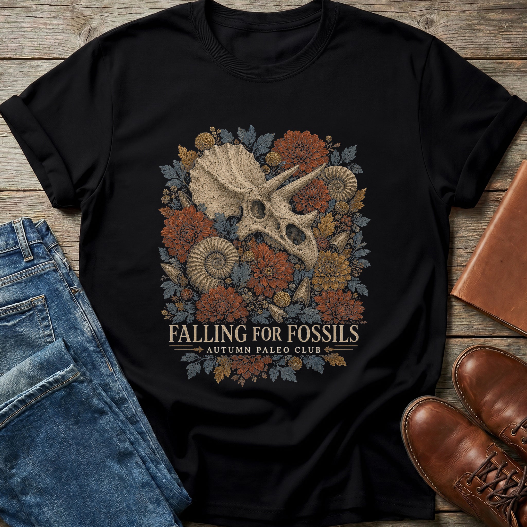 Falling For Fossils T Shirt