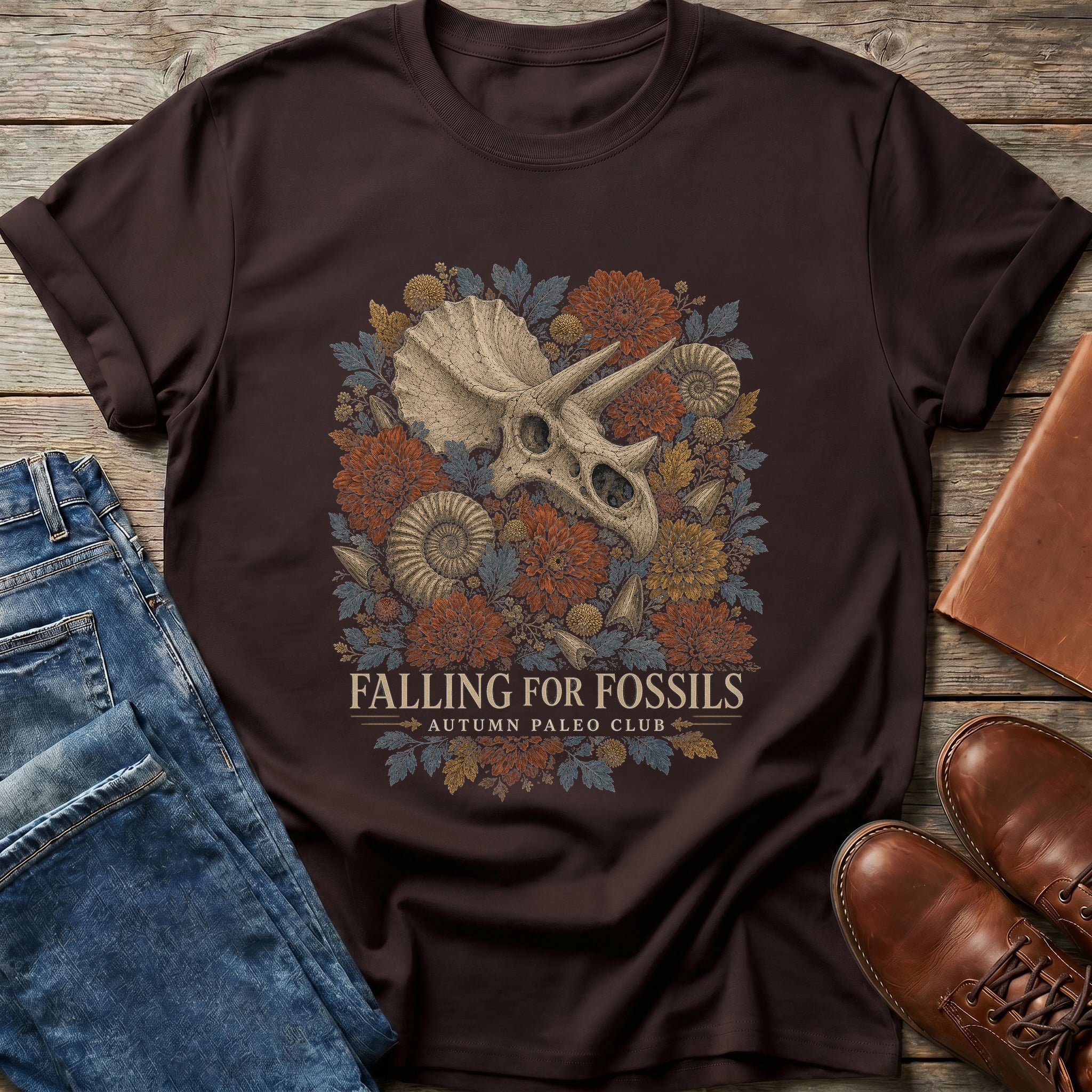 Falling For Fossils T Shirt