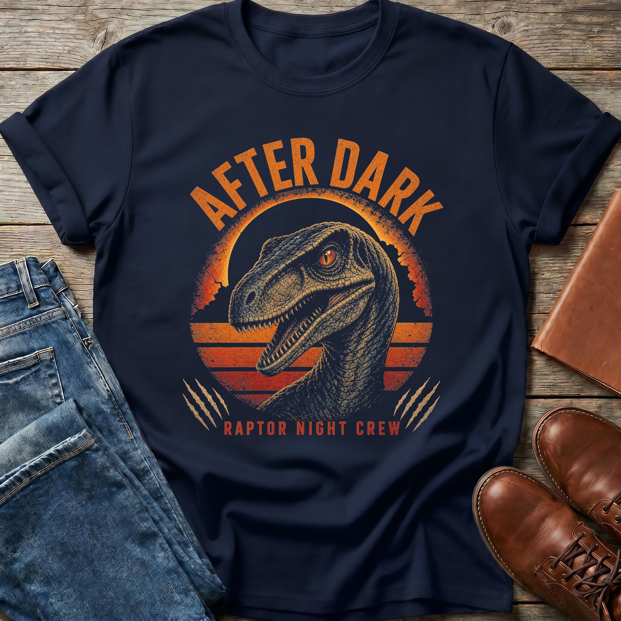 After Dark Raptor Crew T Shirt