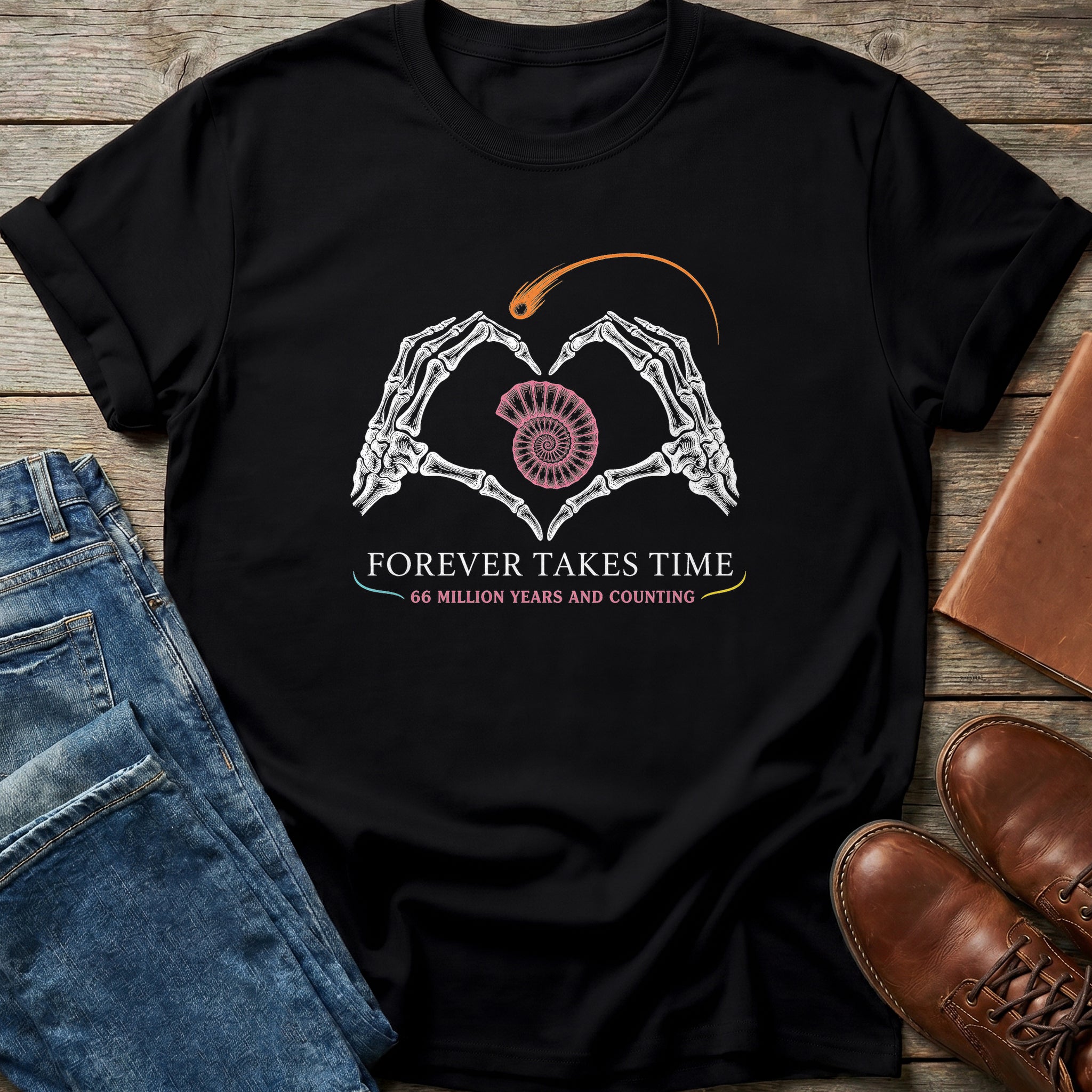 Forever Takes Time Dino T Shirt