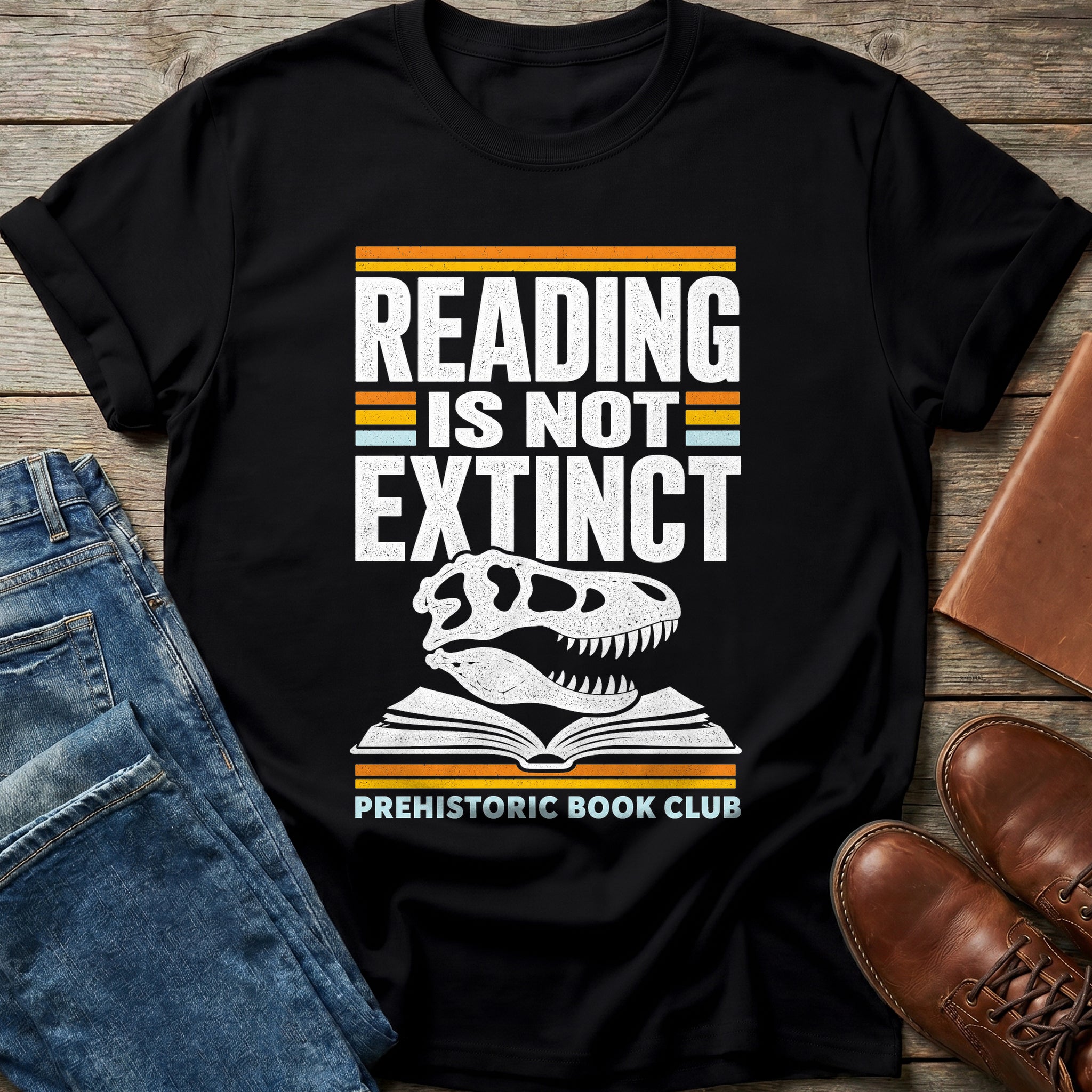 Reading Is Not Extinct T Shirt
