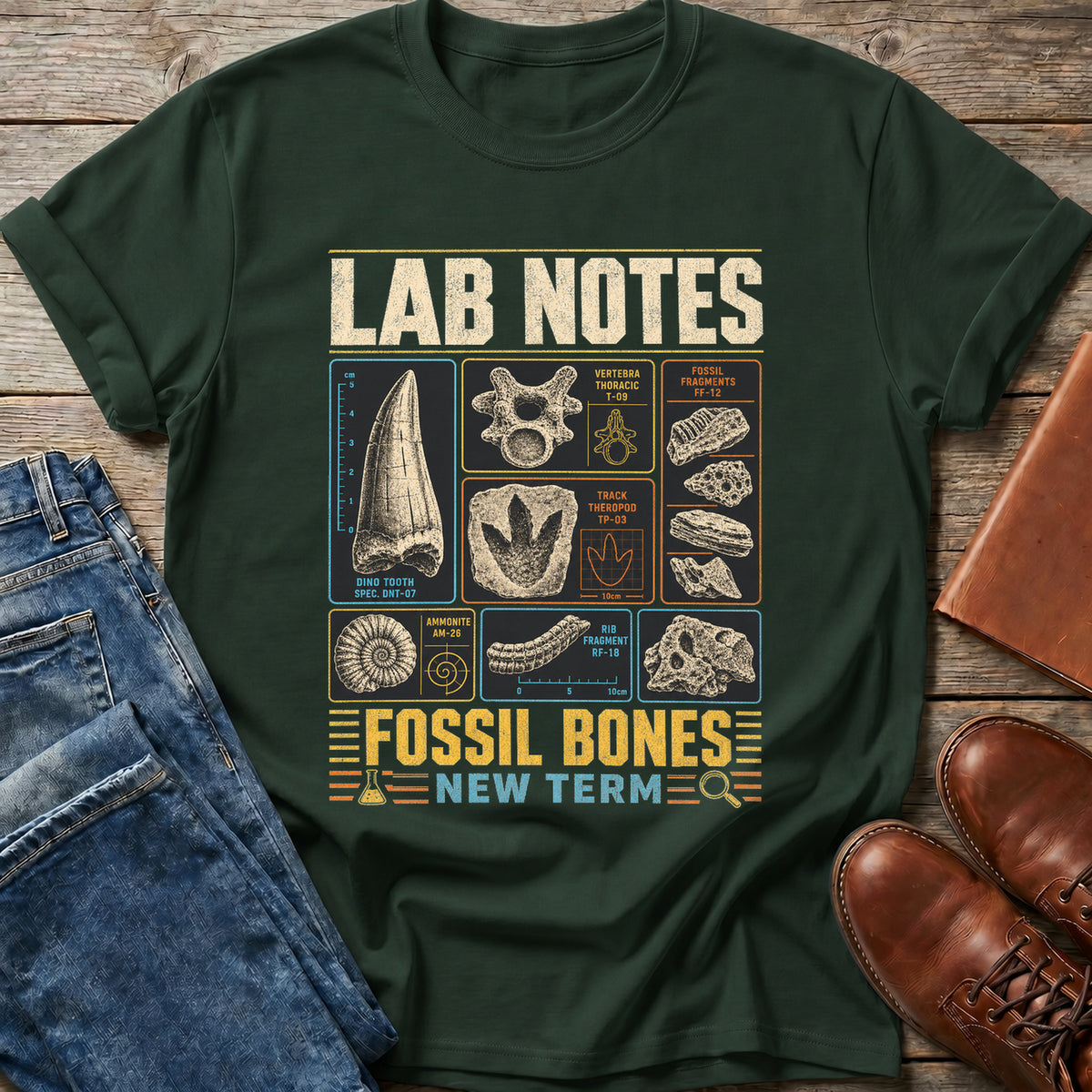 Fossil Bones New Term T Shirt