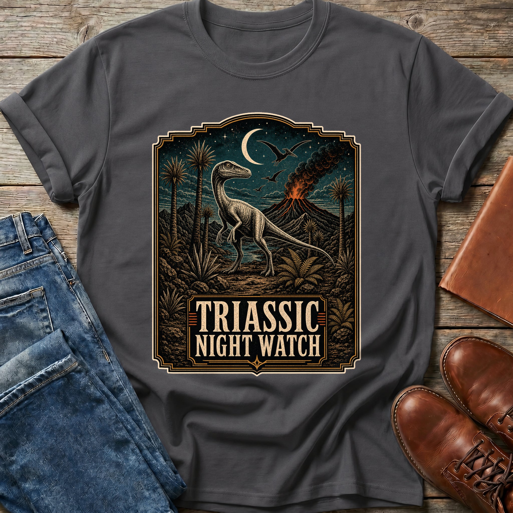 Triassic Night Watch T-Shirt