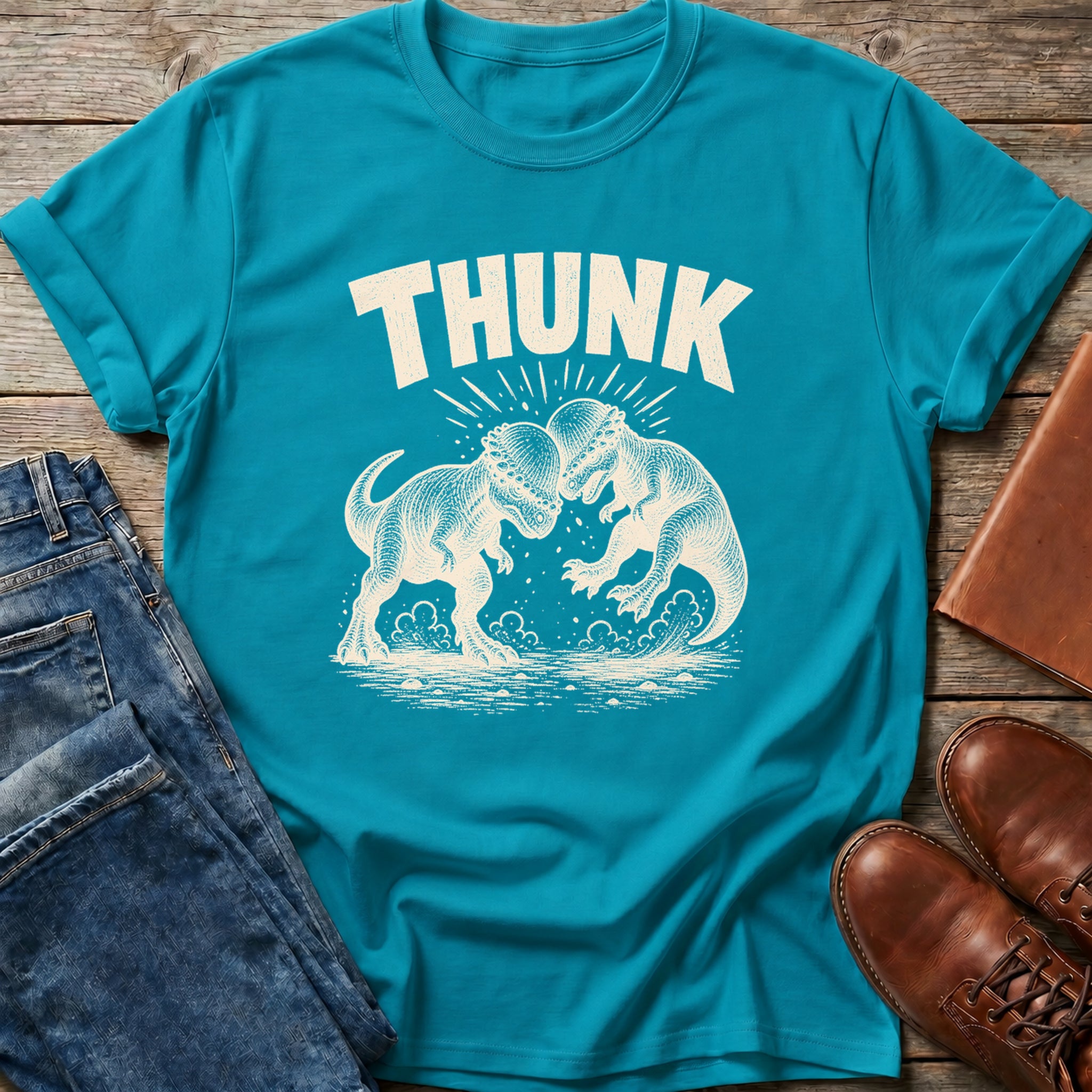 Thunk Dino Clash T Shirt