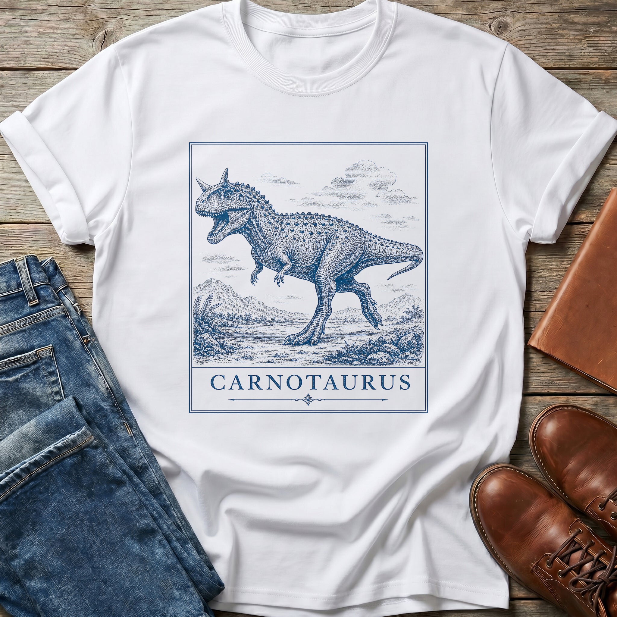 Carnotaurus Prehistoric Roar T Shirt