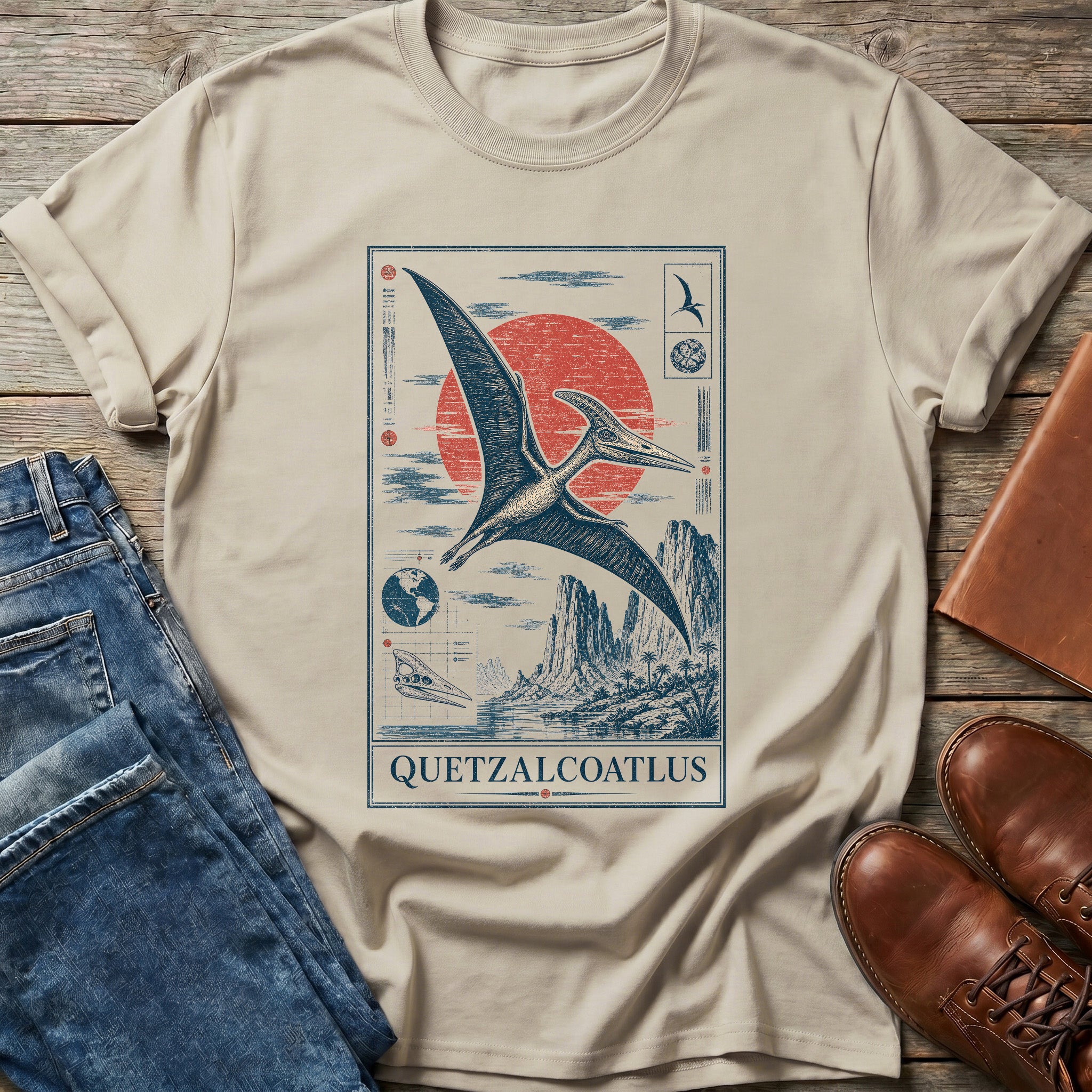 Quetzalcoatlus Flight T Shirt