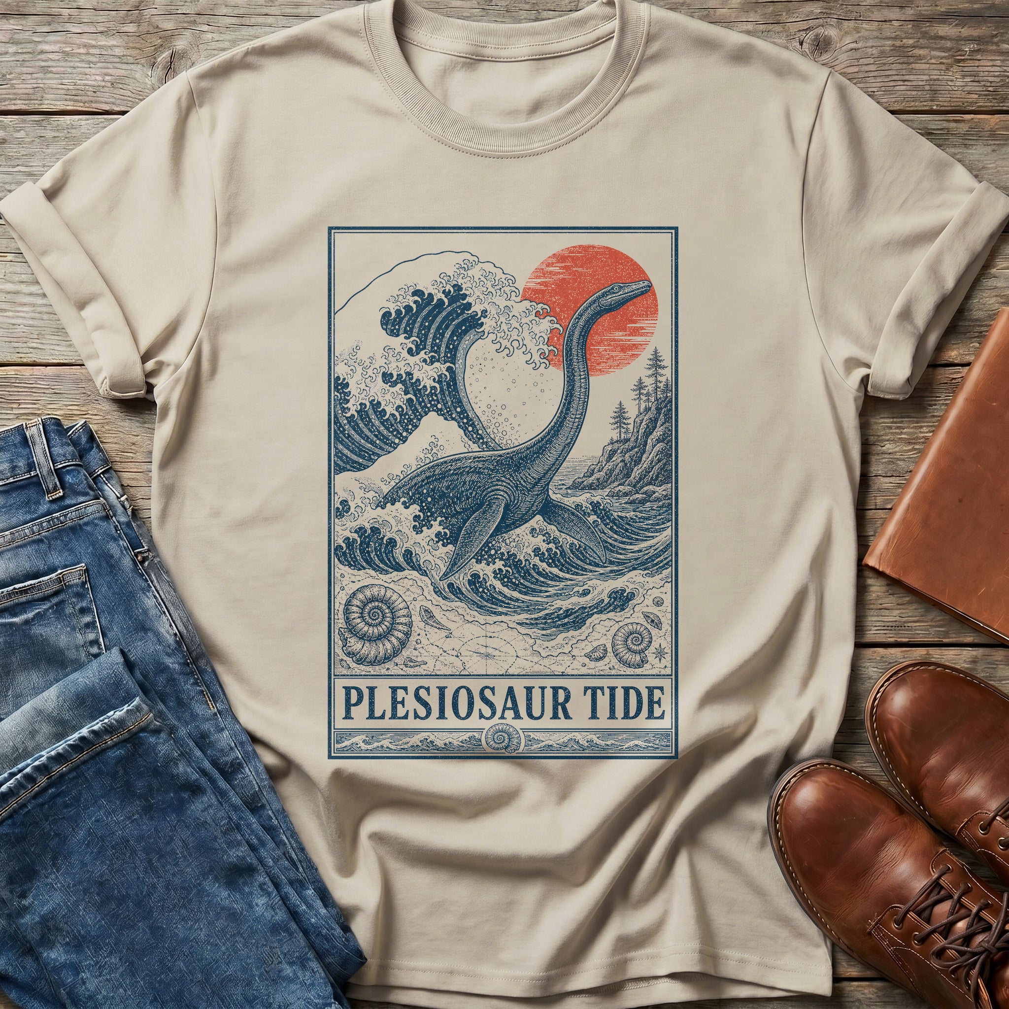Plesiosaur Tide T Shirt