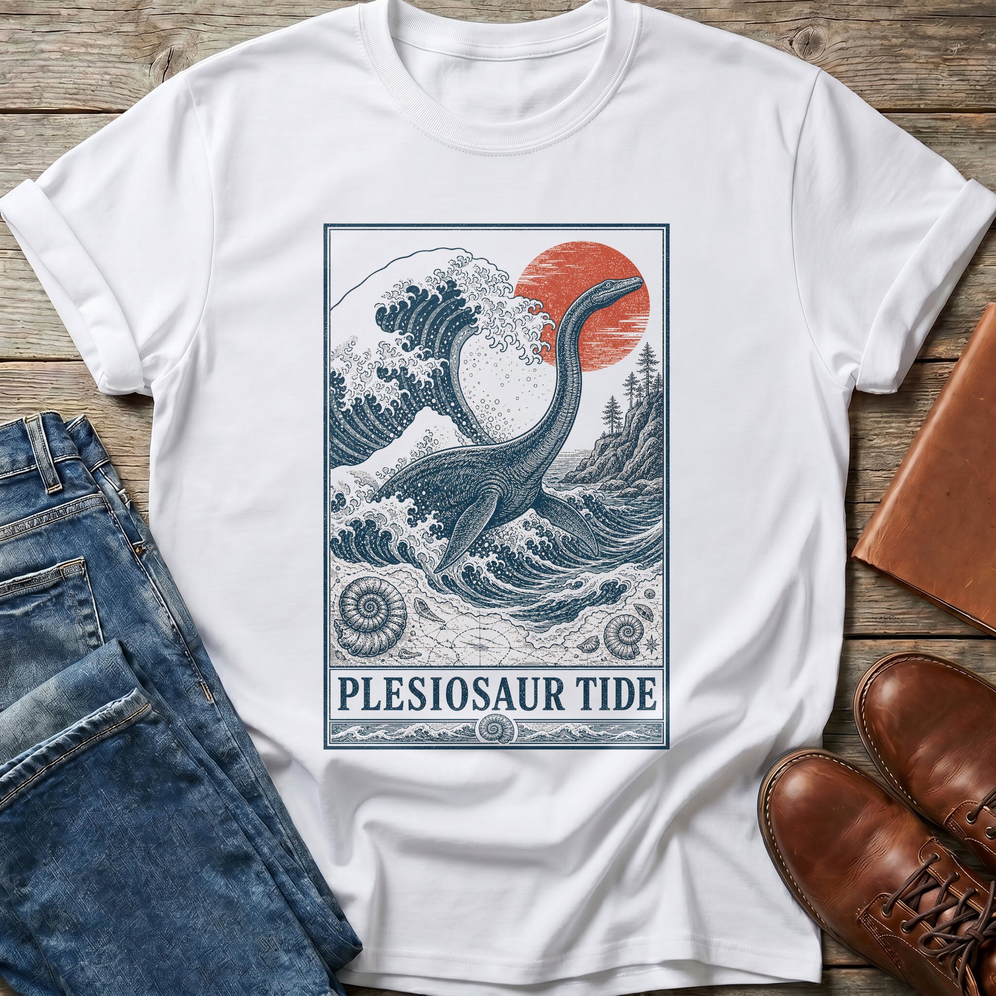 Plesiosaur Tide T Shirt