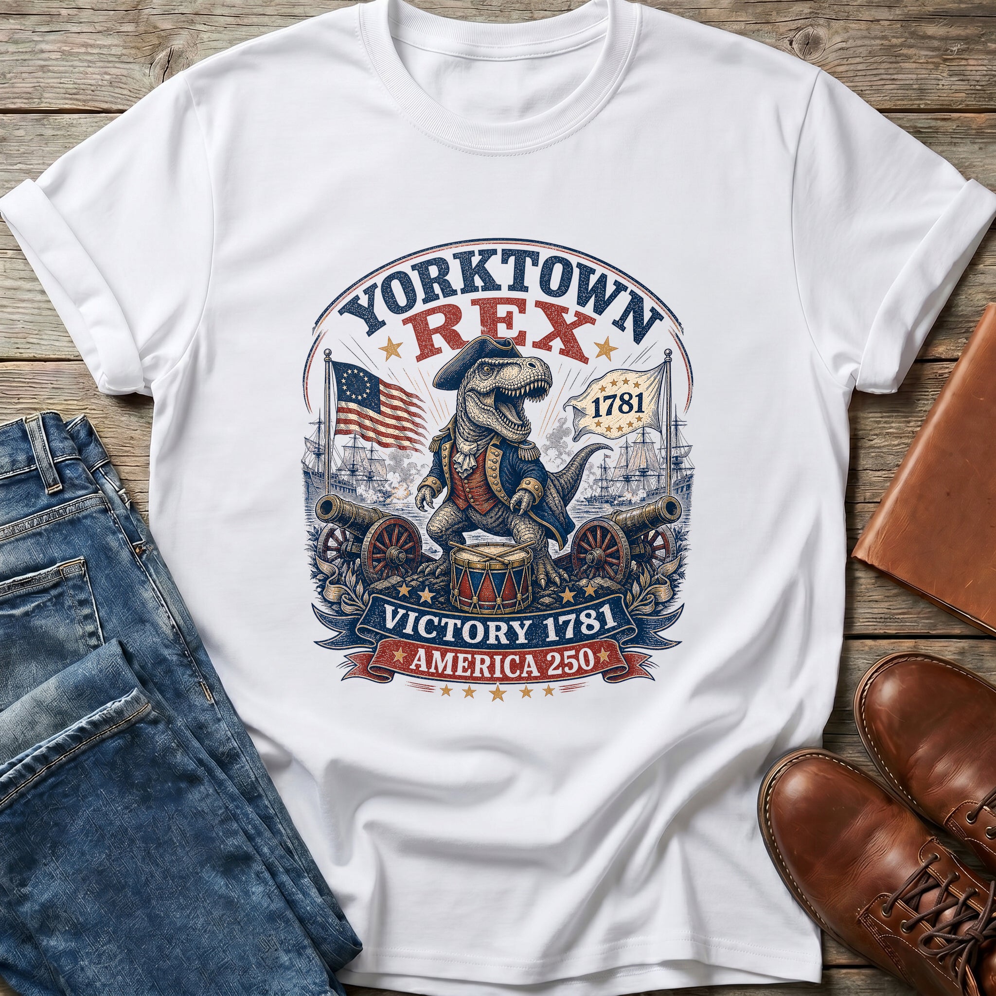 Yorktown Rex Victory 1781 T-Shirt