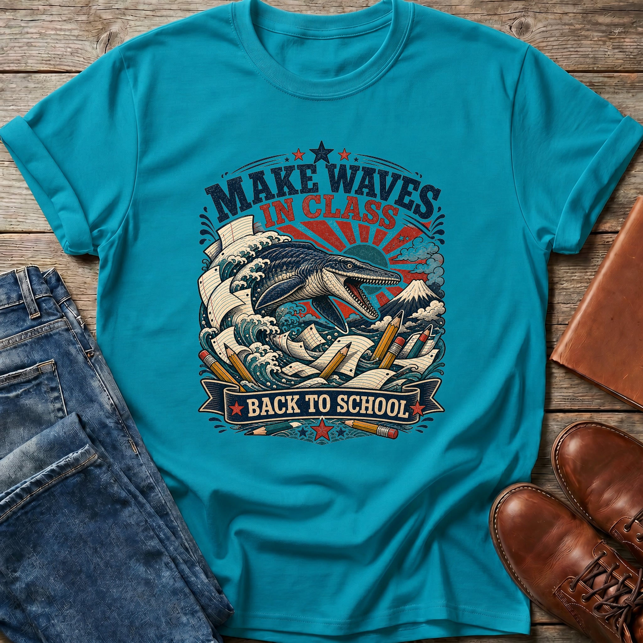 Make Waves Back To School T Shirt