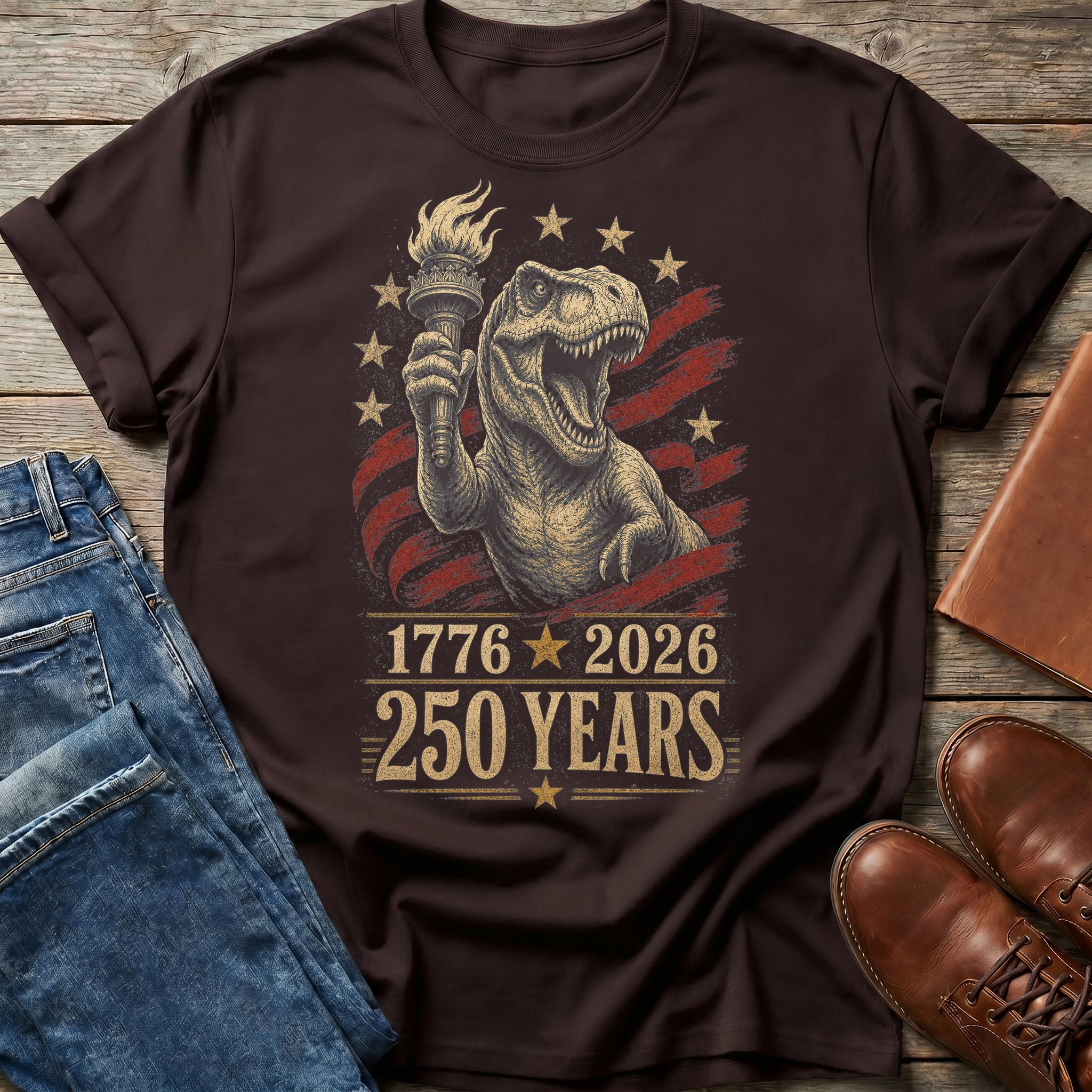 250 Years Torchbearer T Shirt