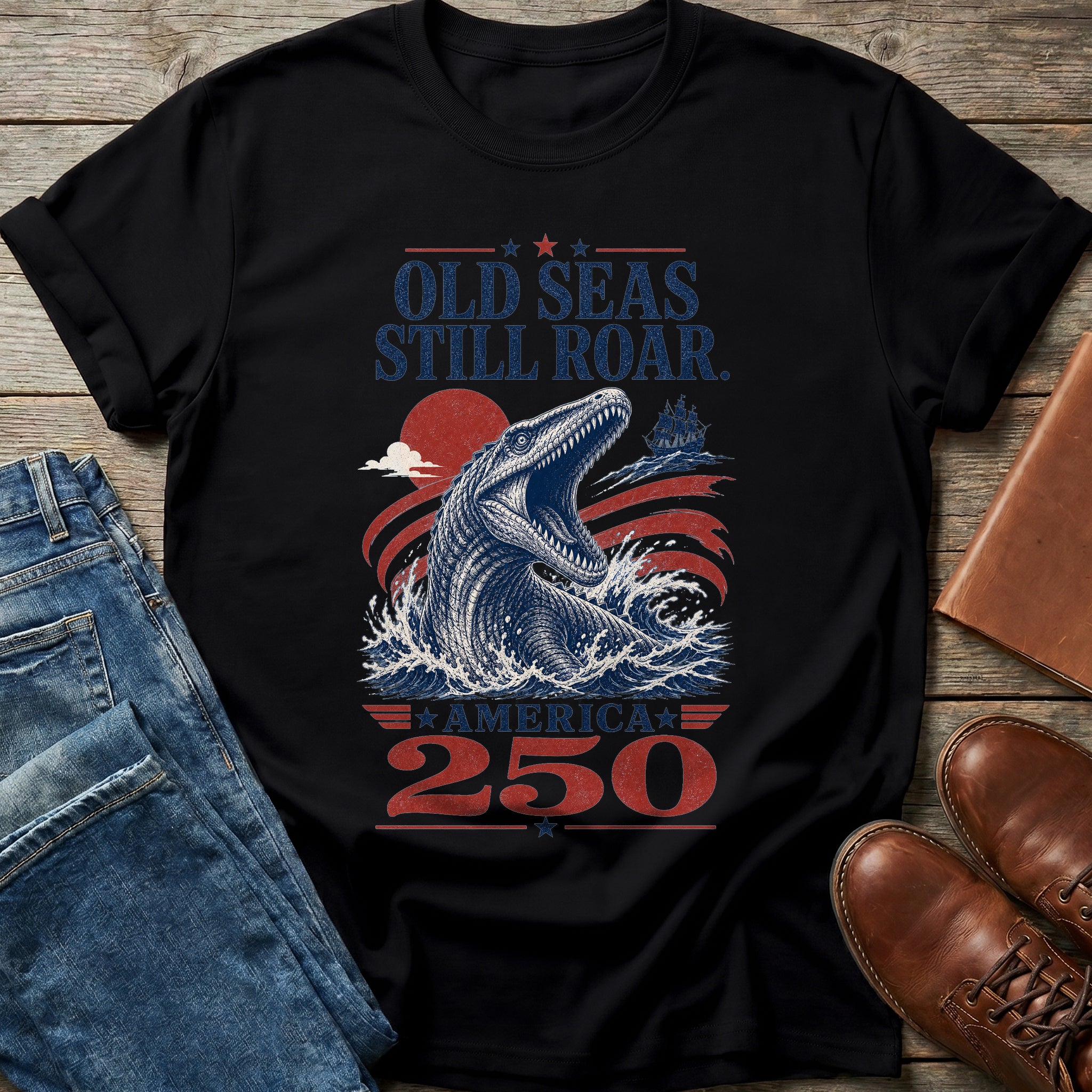 Old Seas Still Roar T Shirt