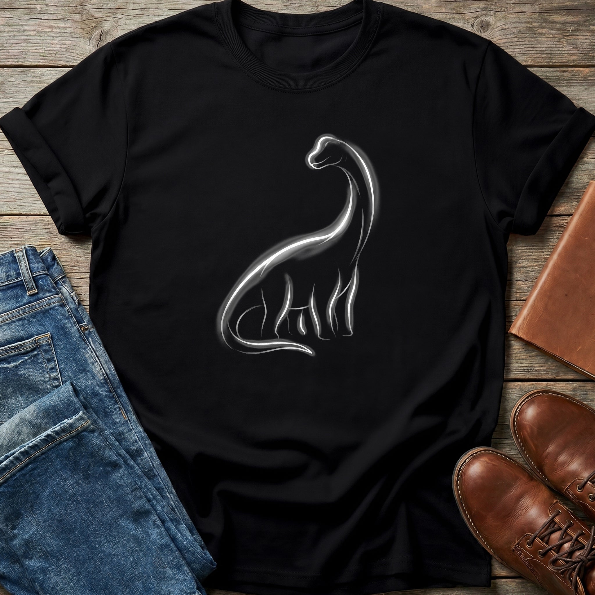 Gentle Giant Dino Outline T Shirt