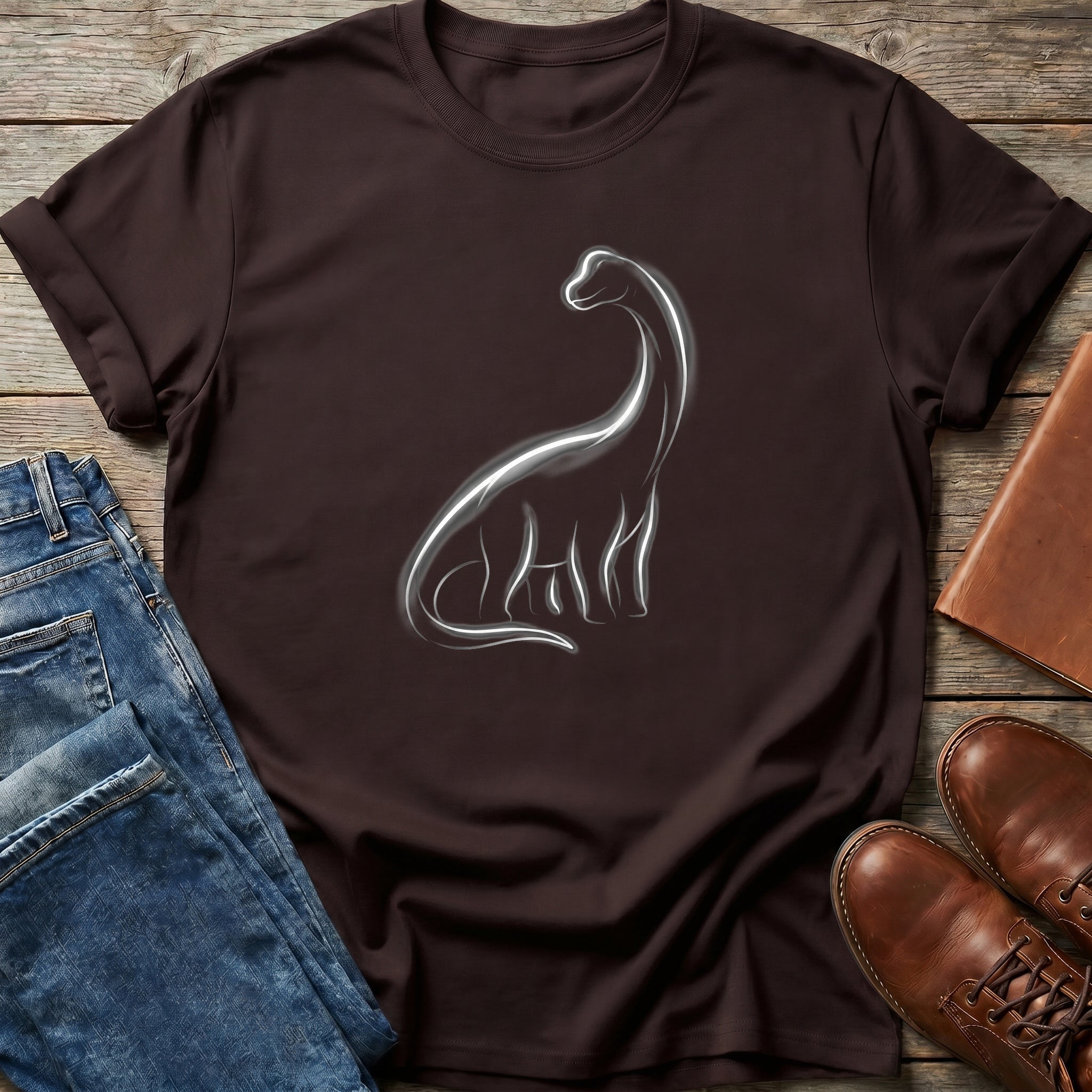 Gentle Giant Dino Outline T Shirt