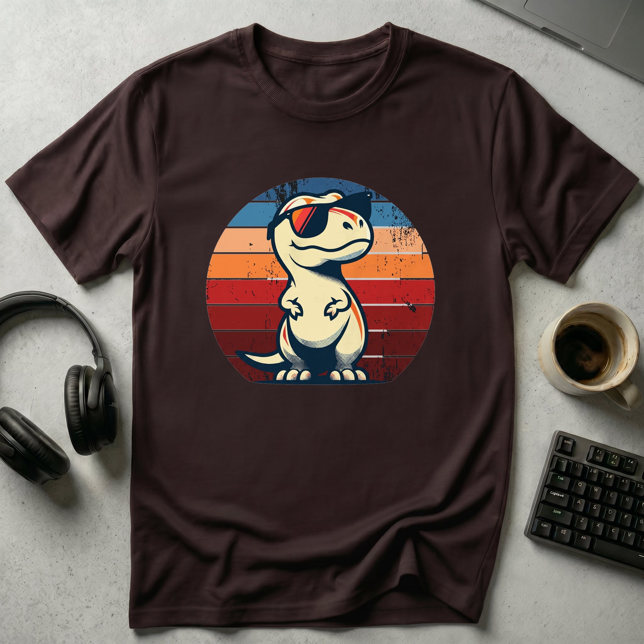 Retro Cool T-Rex T Shirt