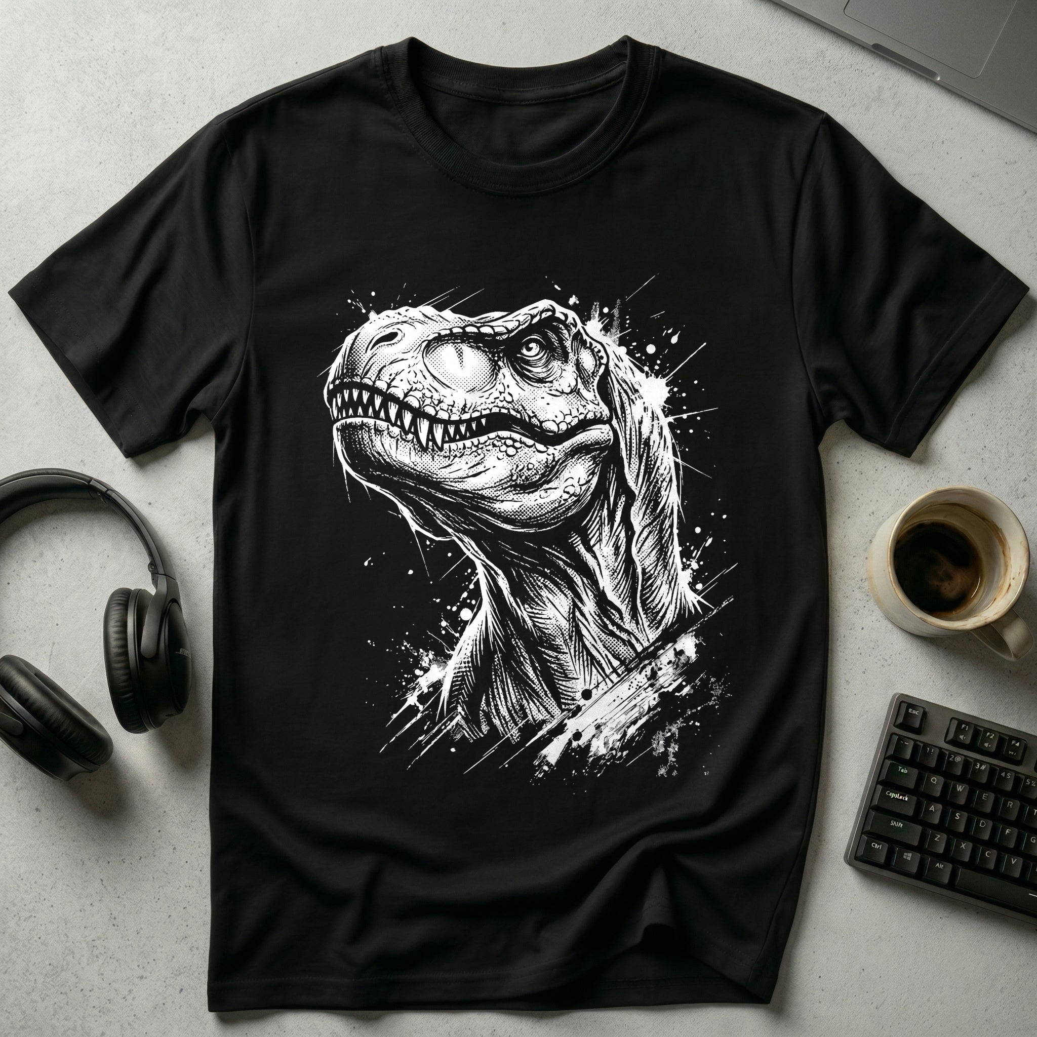 Gritty T-Rex Portrait T Shirt