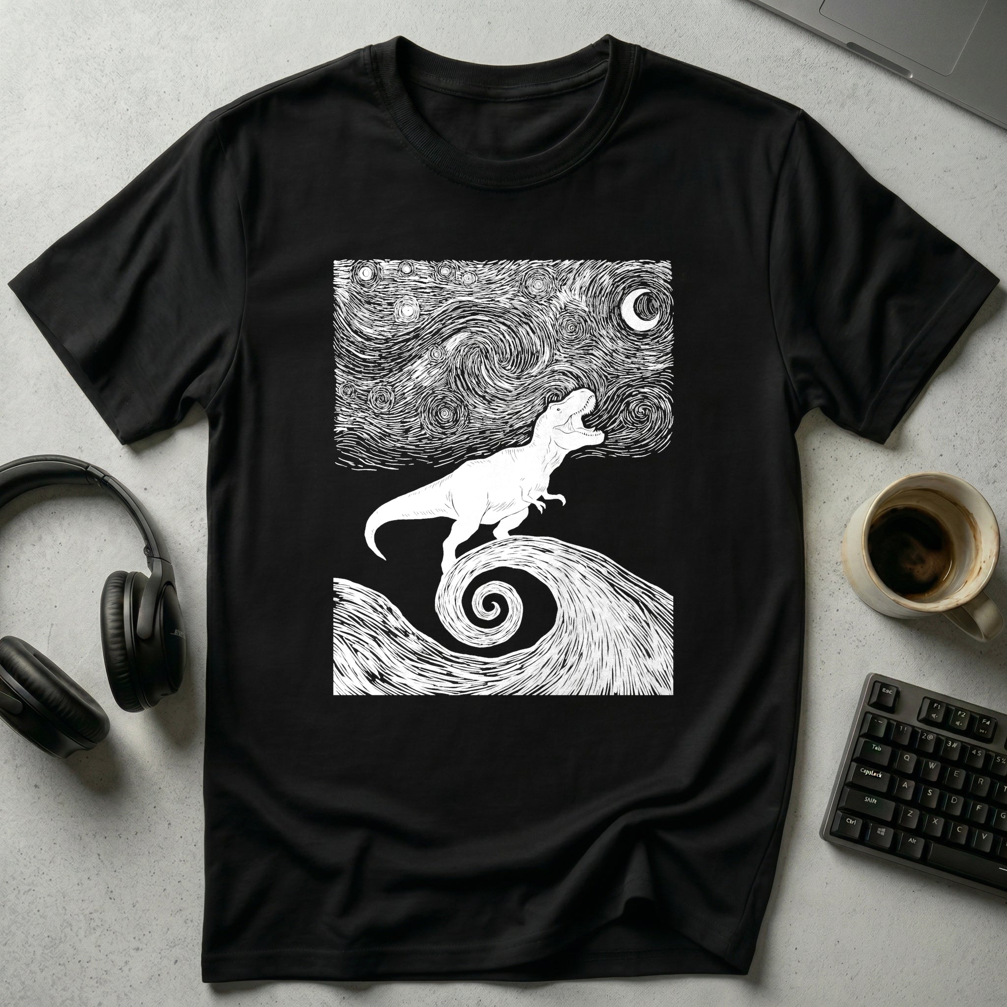 Starry Night Dino T Shirt