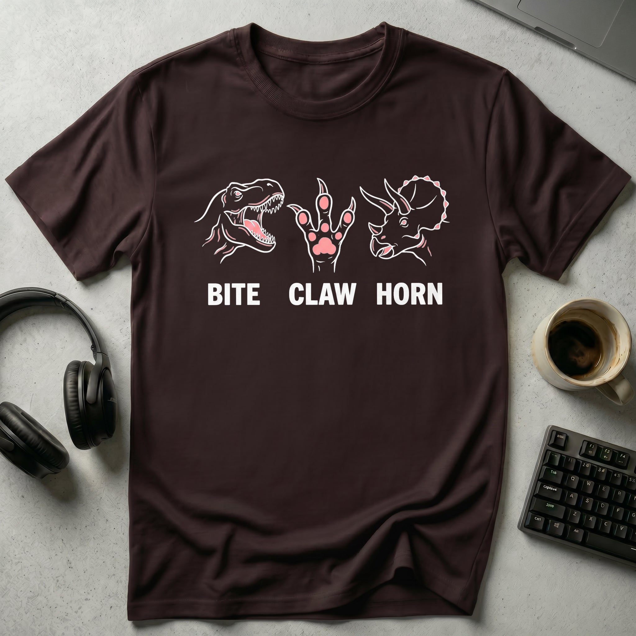 Bite Claw Horn Dino T Shirt