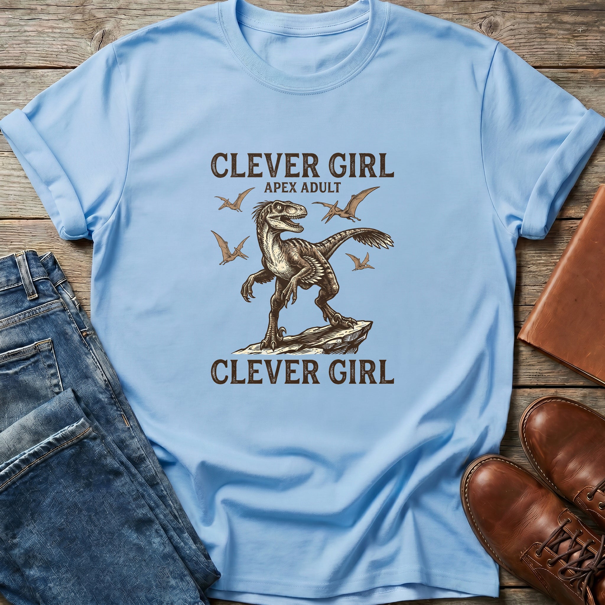Clever Girl Apex Adult T Shirt