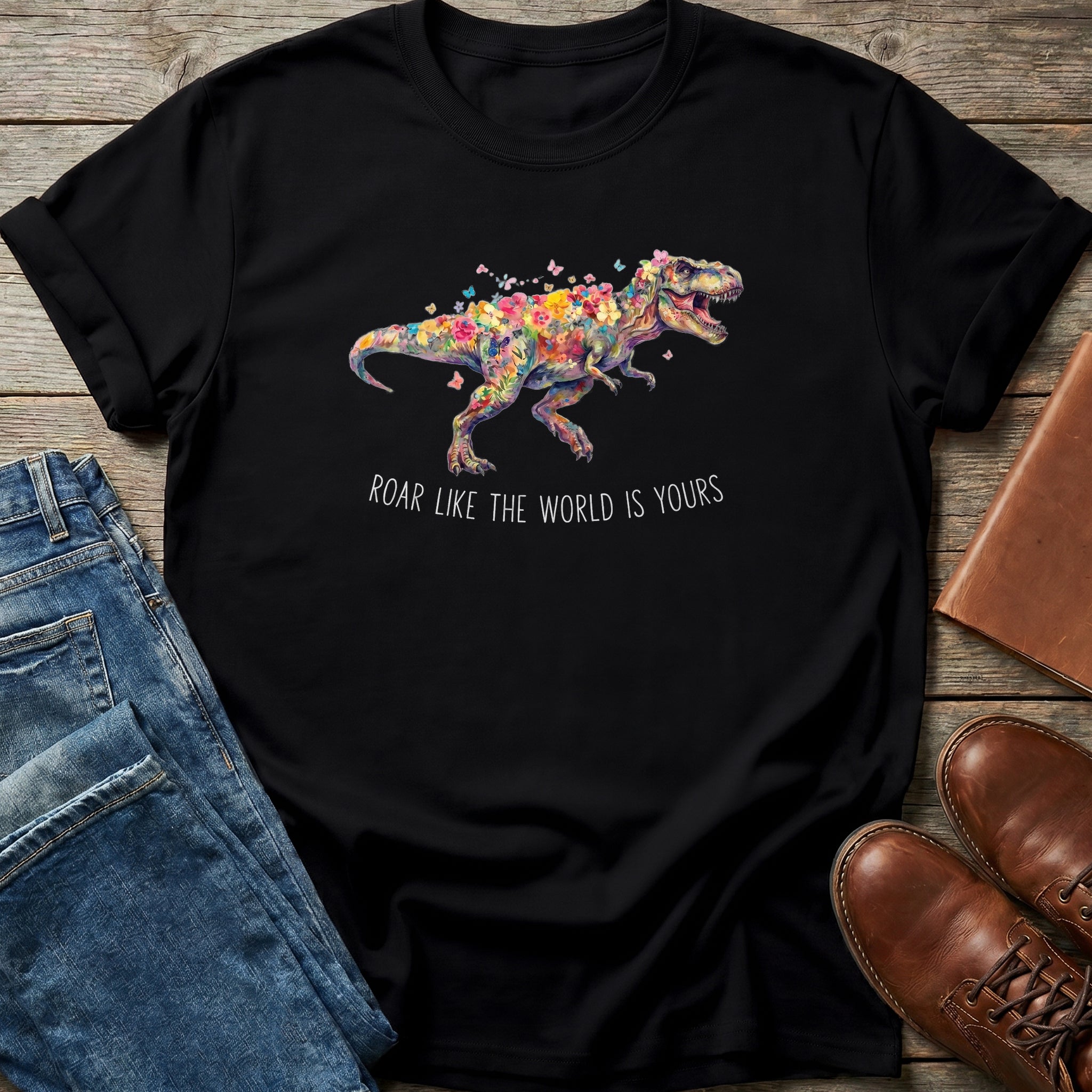 Roar Like The World Is Yours T Shirt