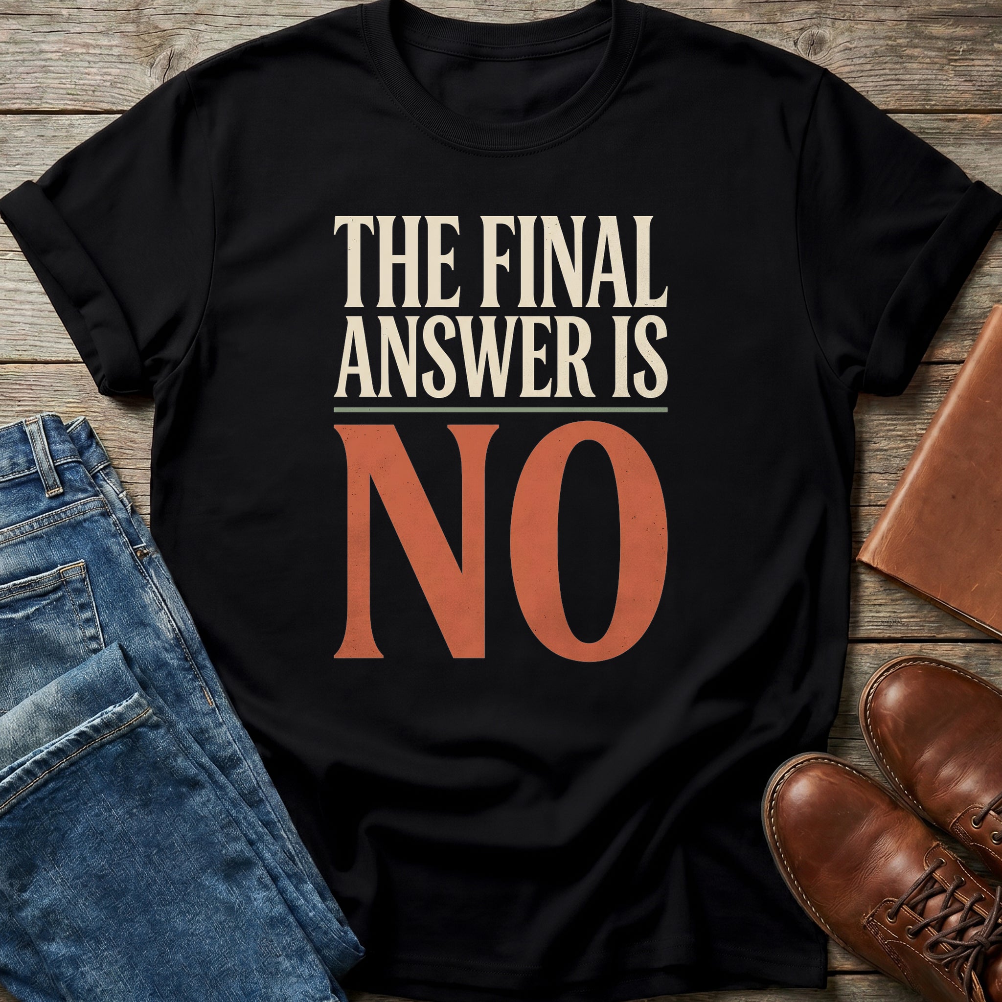 The Final Answer Is NO T Shirt