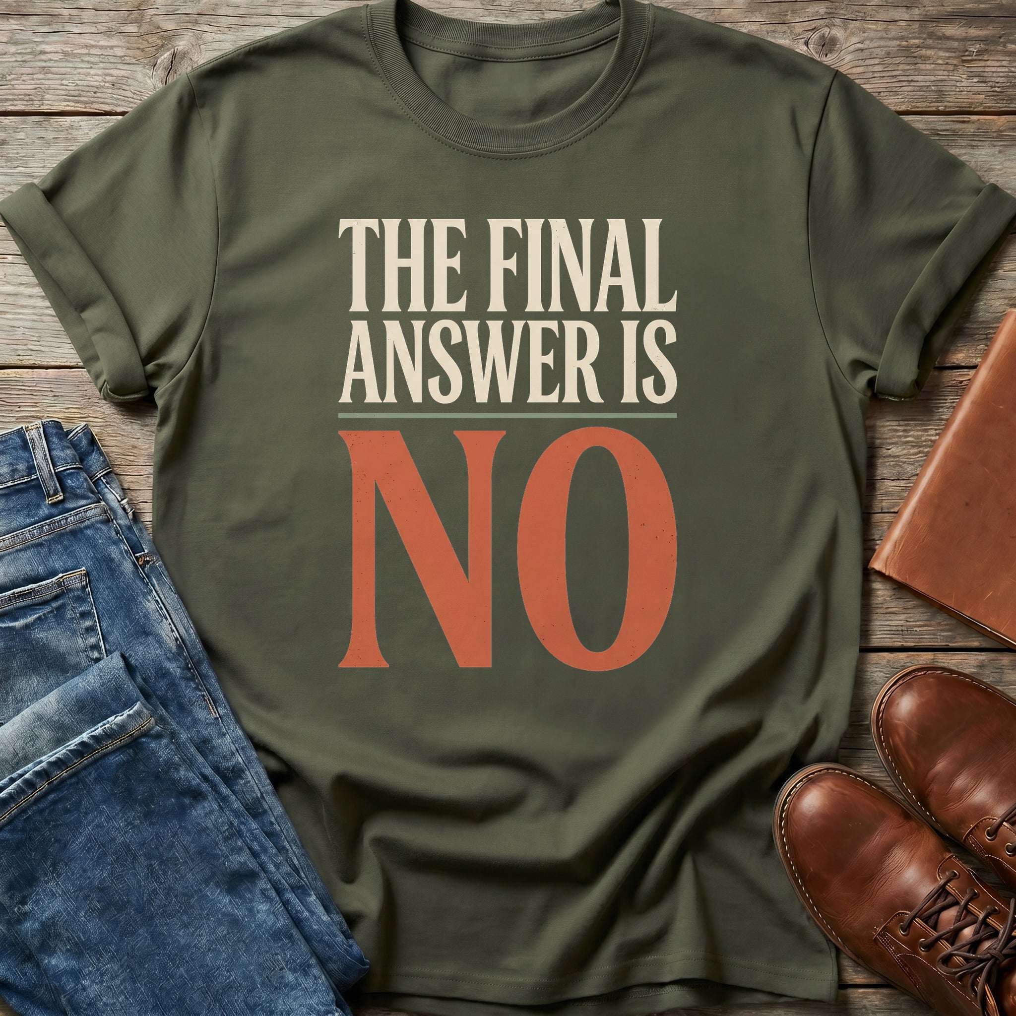 The Final Answer Is NO T Shirt